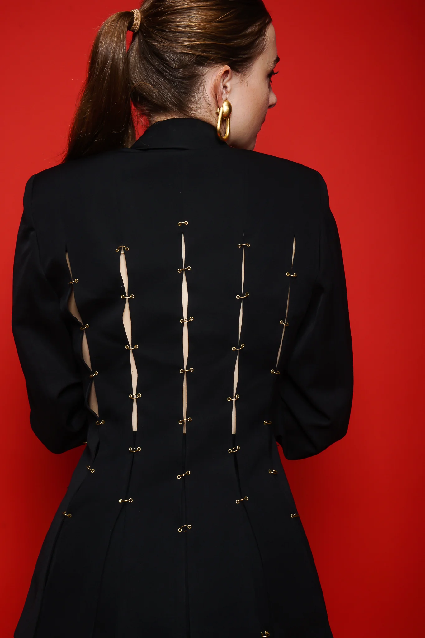 Pierced Ring Carwash Skirt Suit - Image 7