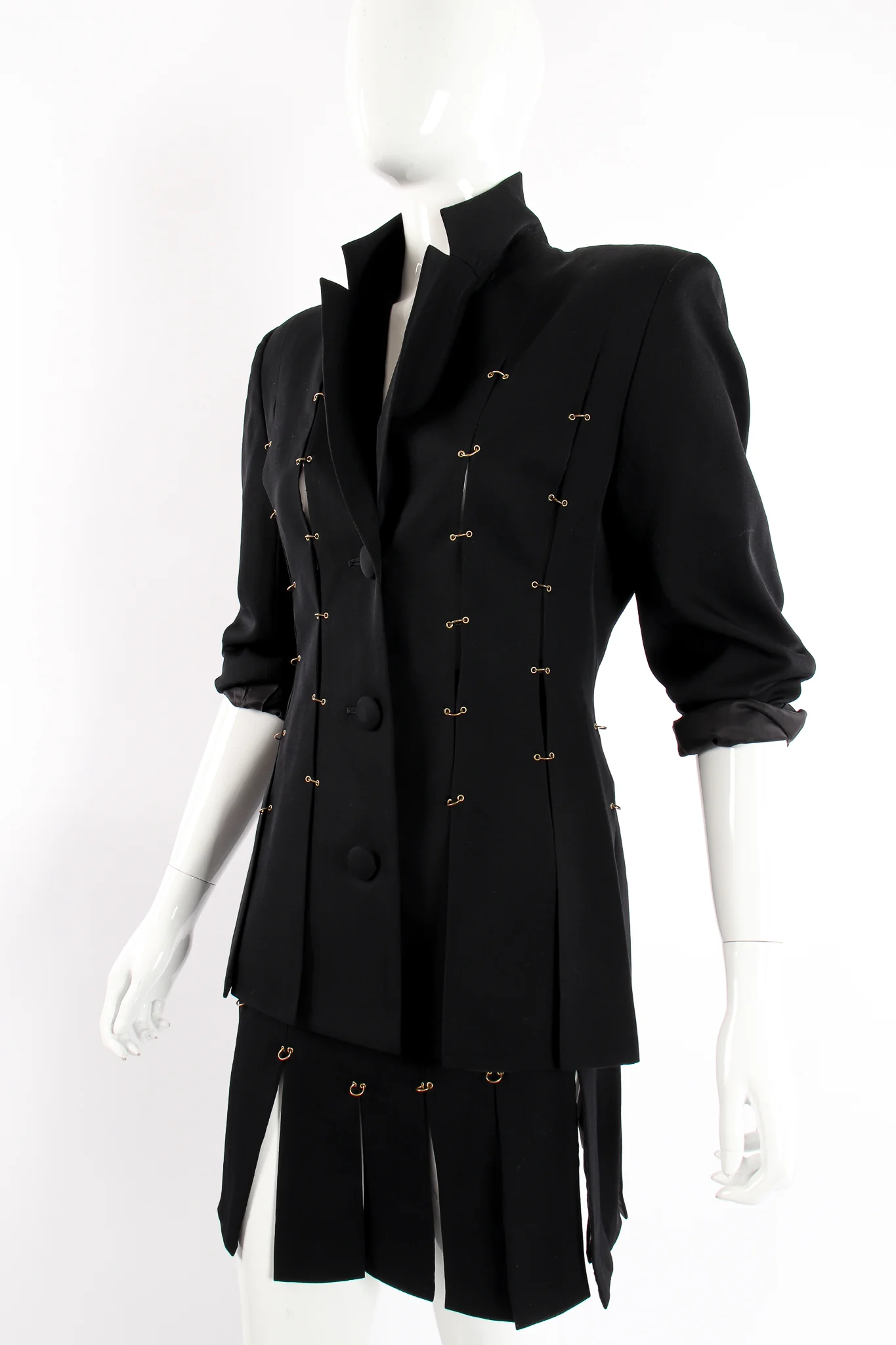 Pierced Ring Carwash Skirt Suit - Image 9