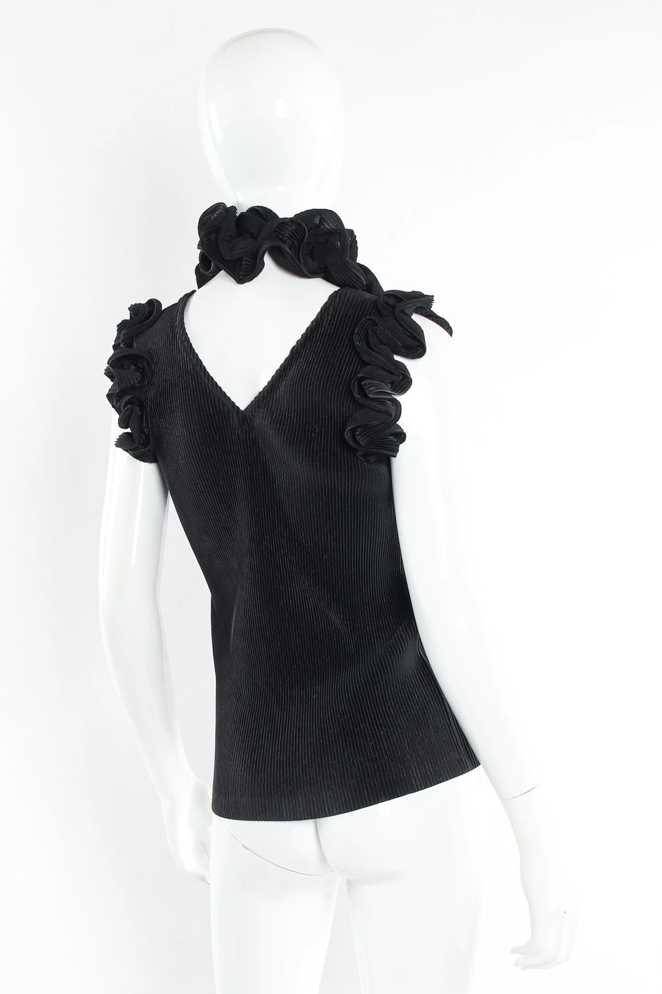 Plissé Pleat Tank & Scarf Set - Image 3