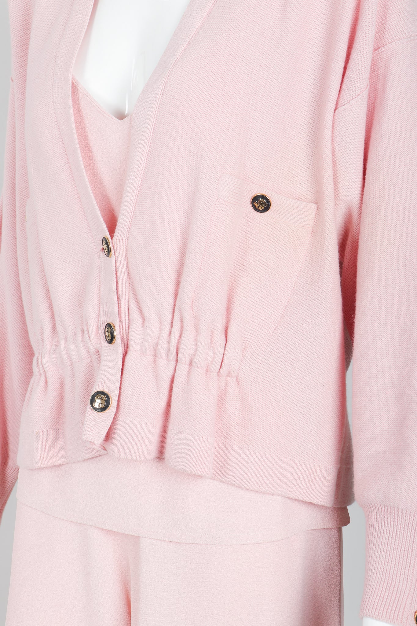 Pink Short & Sweater Ensemble - Image 3