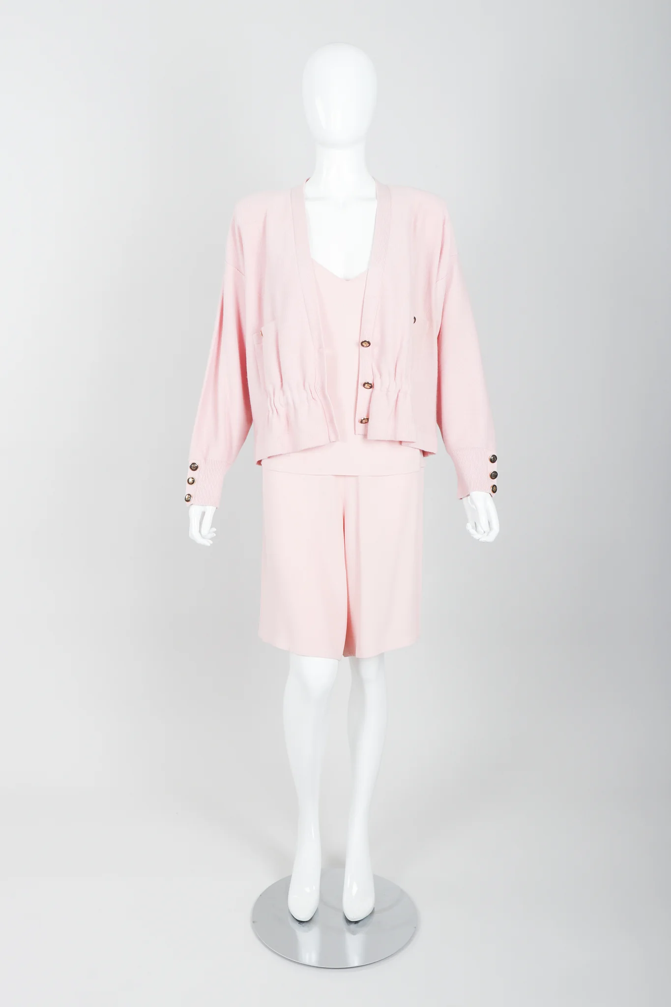 Pink Short & Sweater Ensemble - Image 5