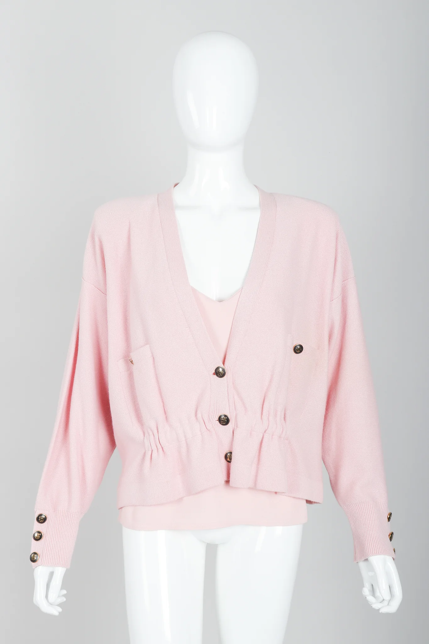 Pink Short & Sweater Ensemble - Image 8