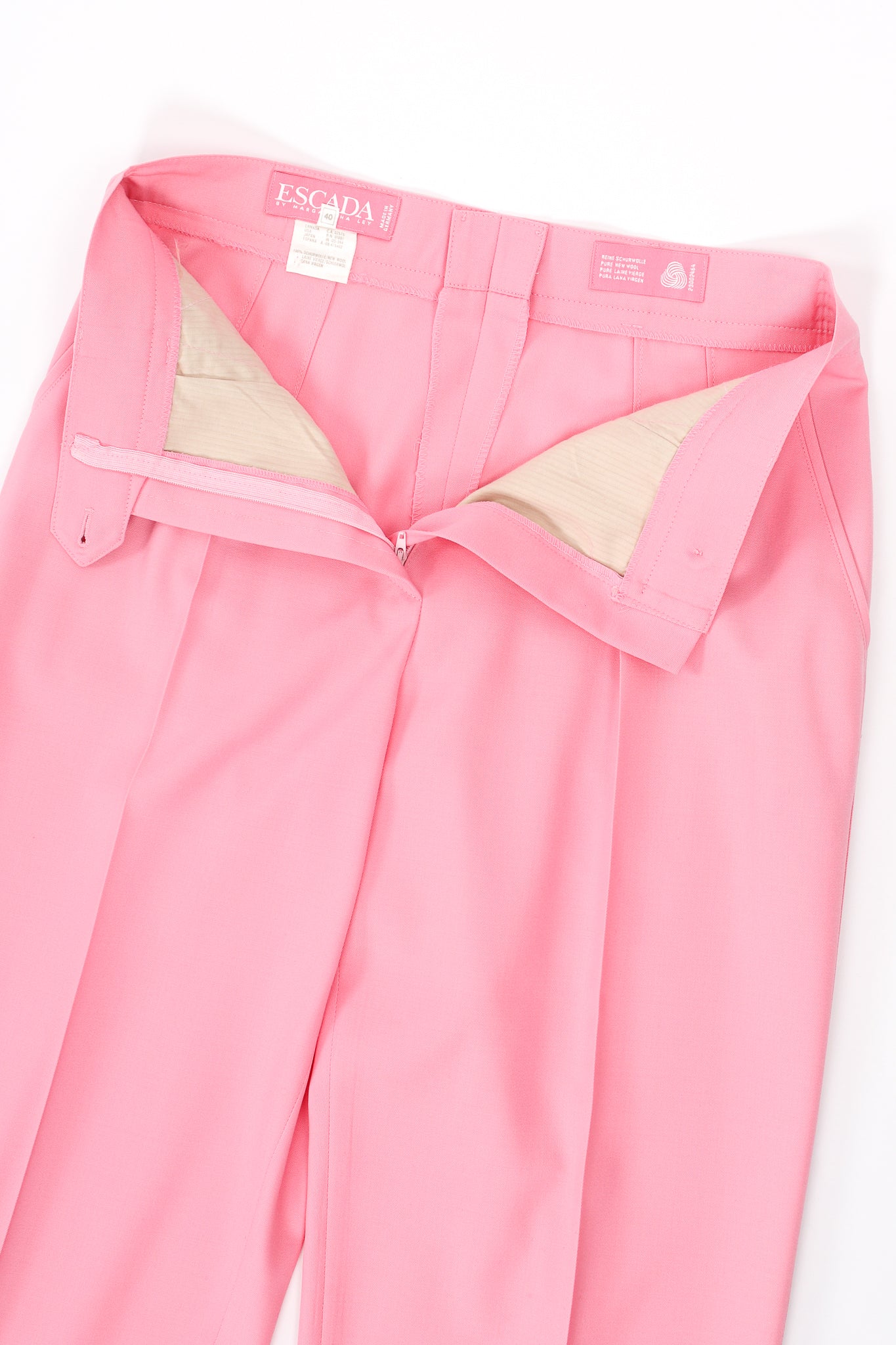 Pink Cuffed Pleat Pant - Image 12