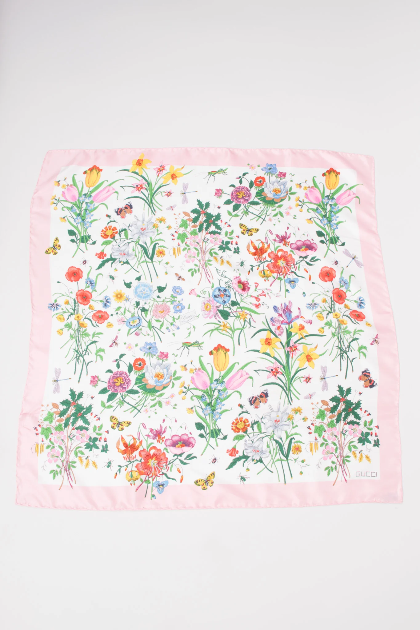 Pink Flora Scarf - Image 4
