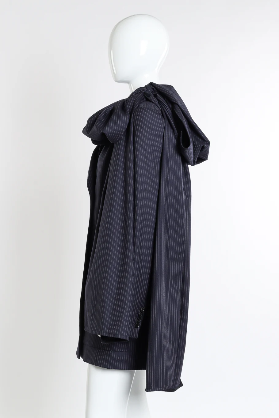 Pinstripe Bow Jacket - Image 2