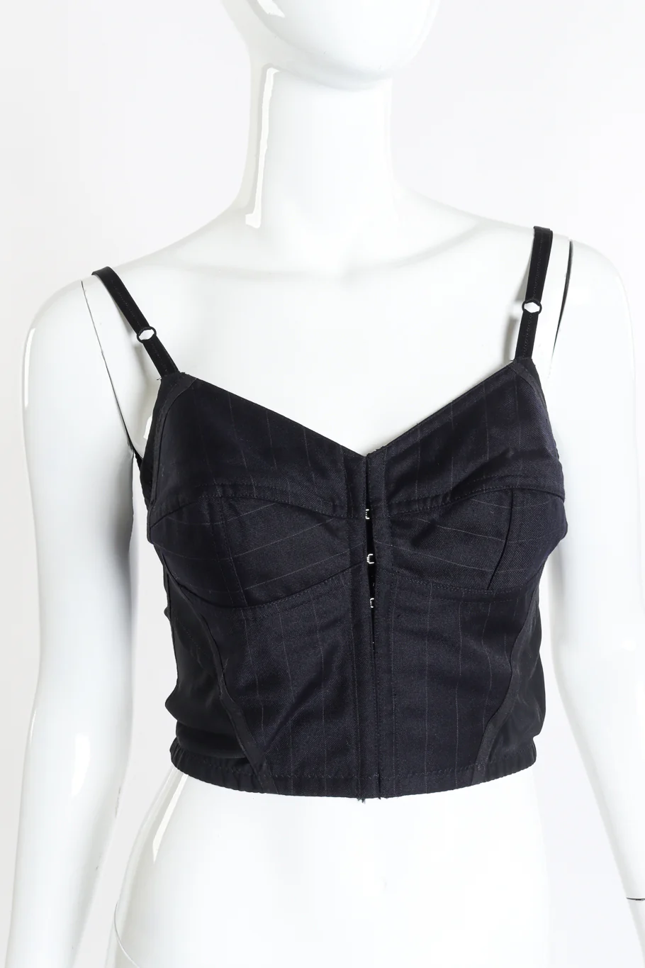 Pinstripe Crop Bustier - Image 4