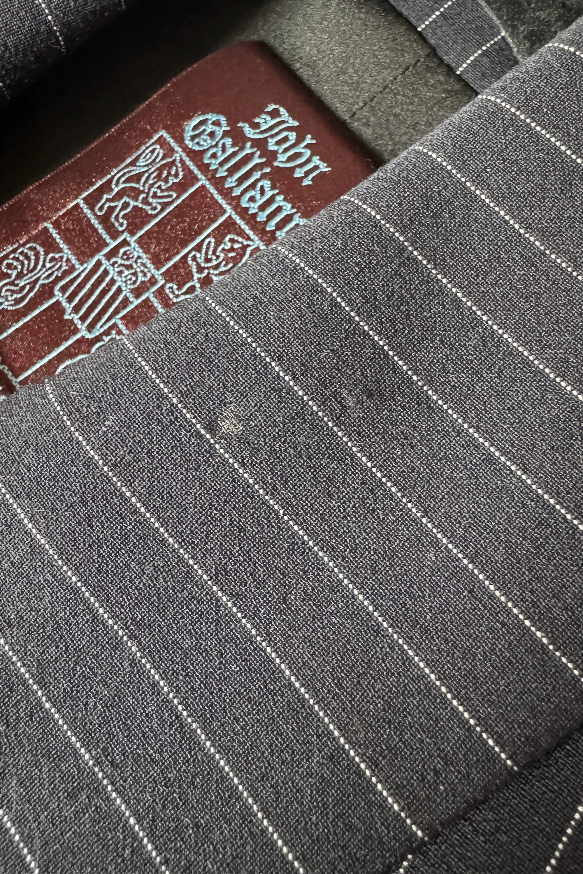 Pinstripe Top & Pant Suit - Image 7