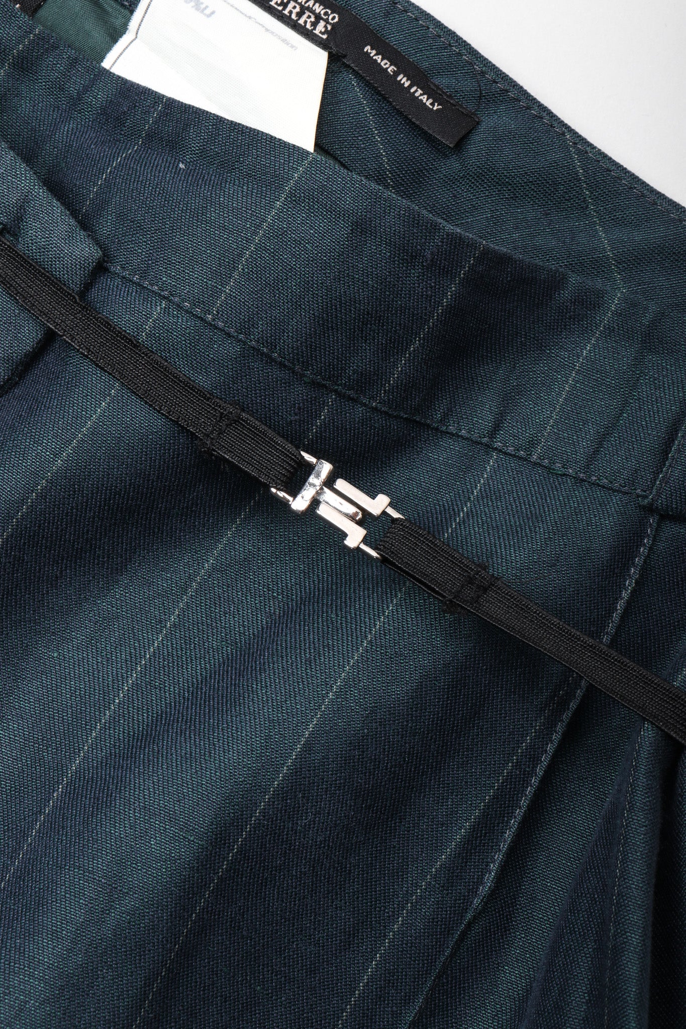 Pinstripe Wrap Trouser Skirt - Image 10
