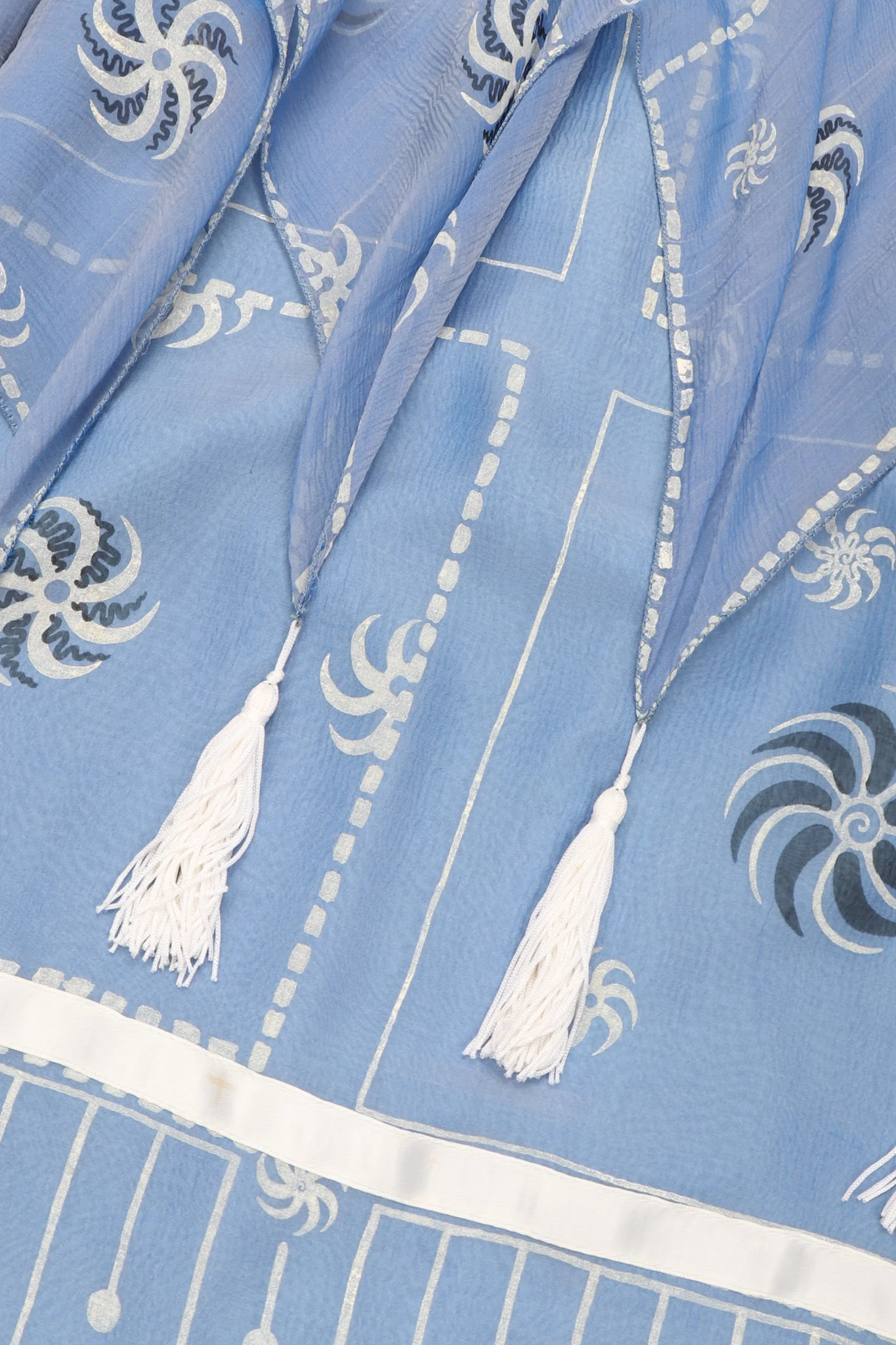 Pinwheel Painted Chiffon Dress - Image 15