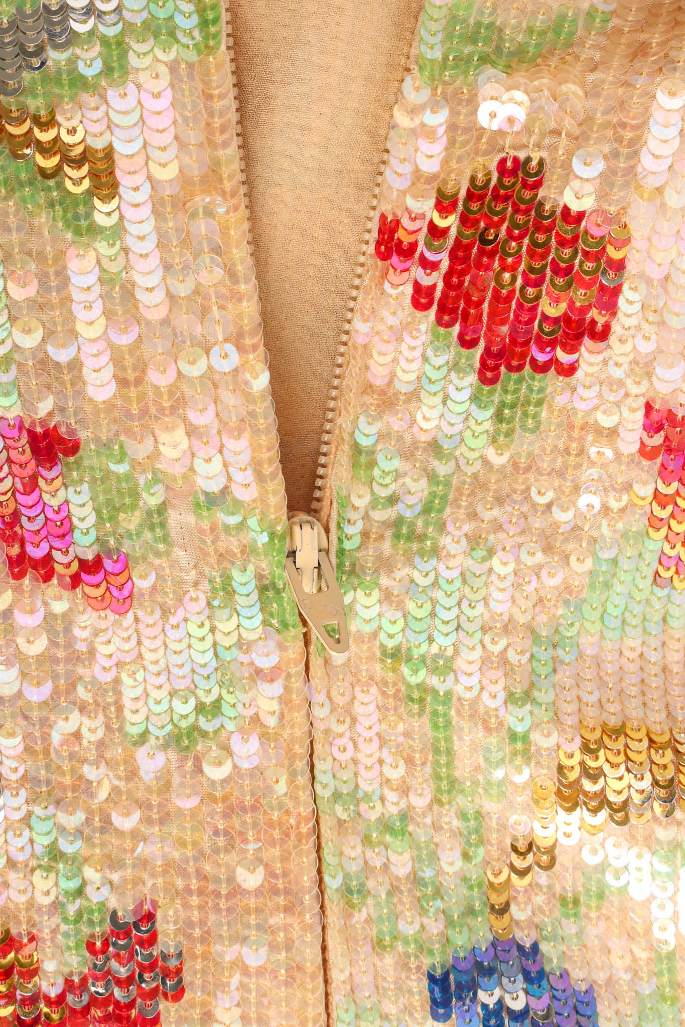 Pixel Sequin Floral Blouse - Image 9