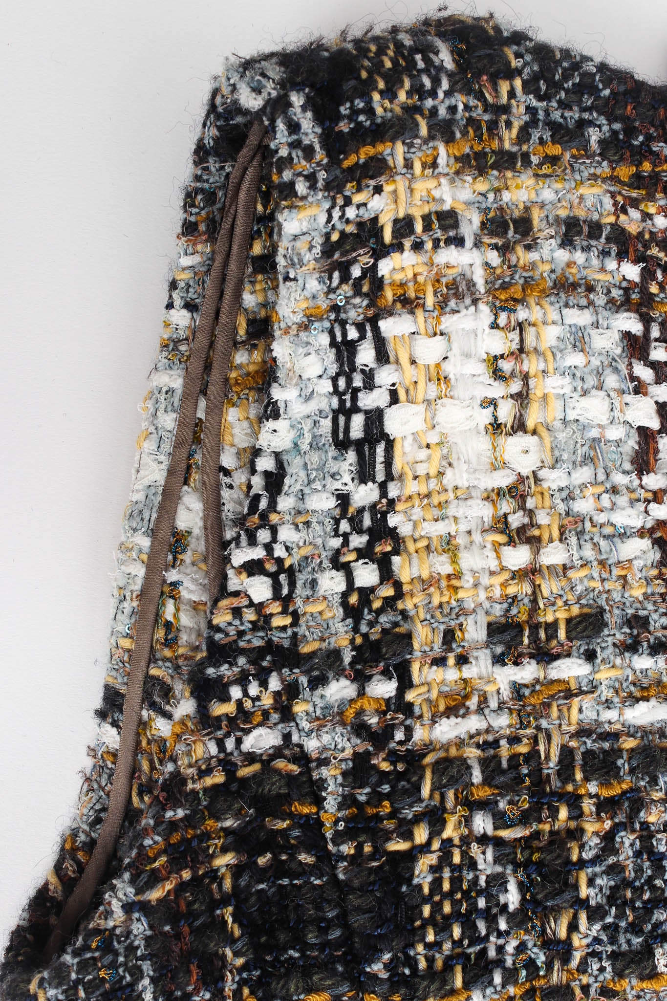 Plaid Boucle Sheath Dress - Image 5