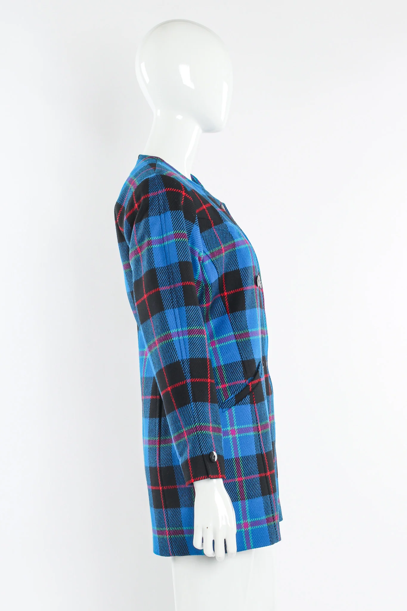 Plaid Jacket & Skirt Set - Image 8