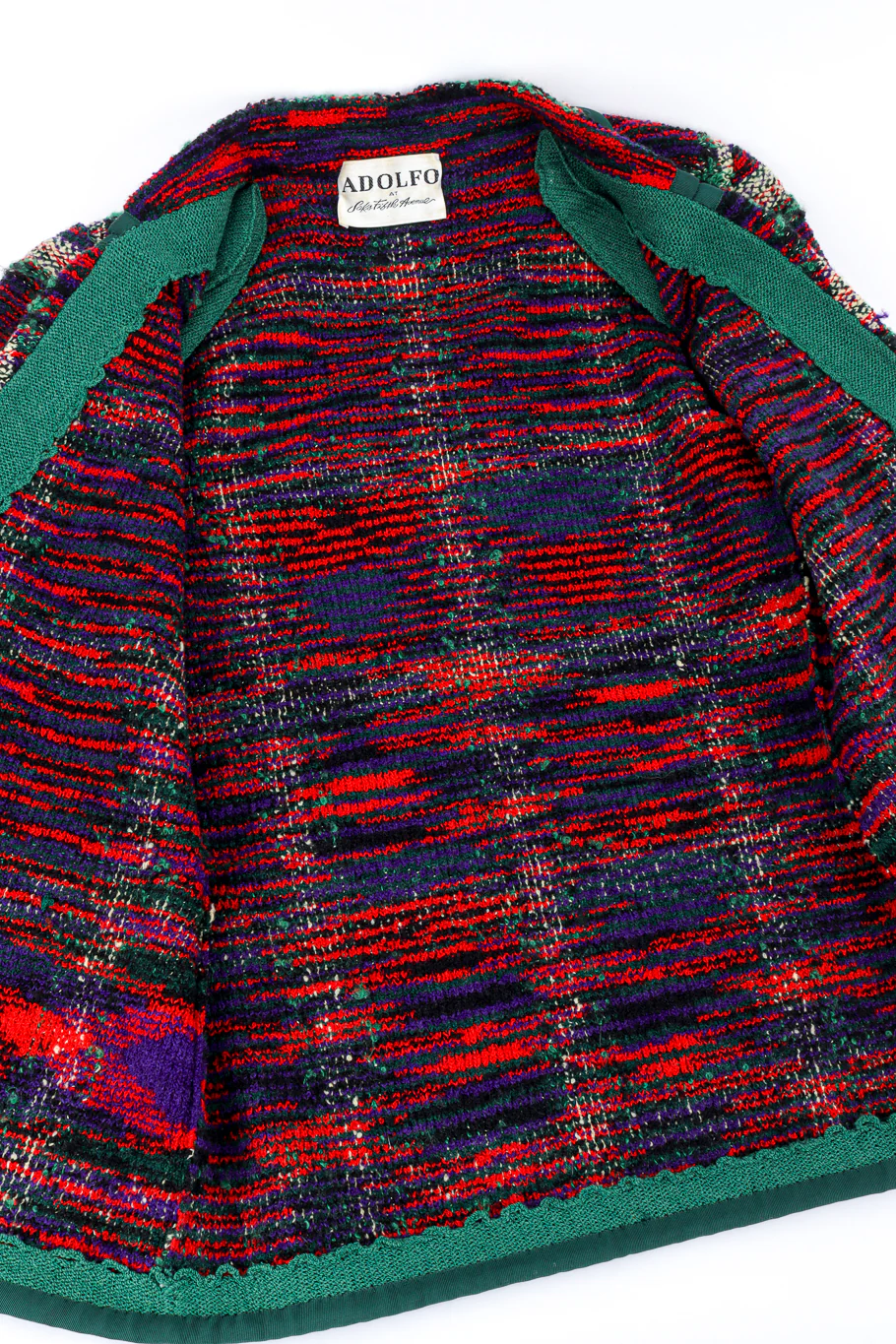Plaid Knit Jacket - Image 8