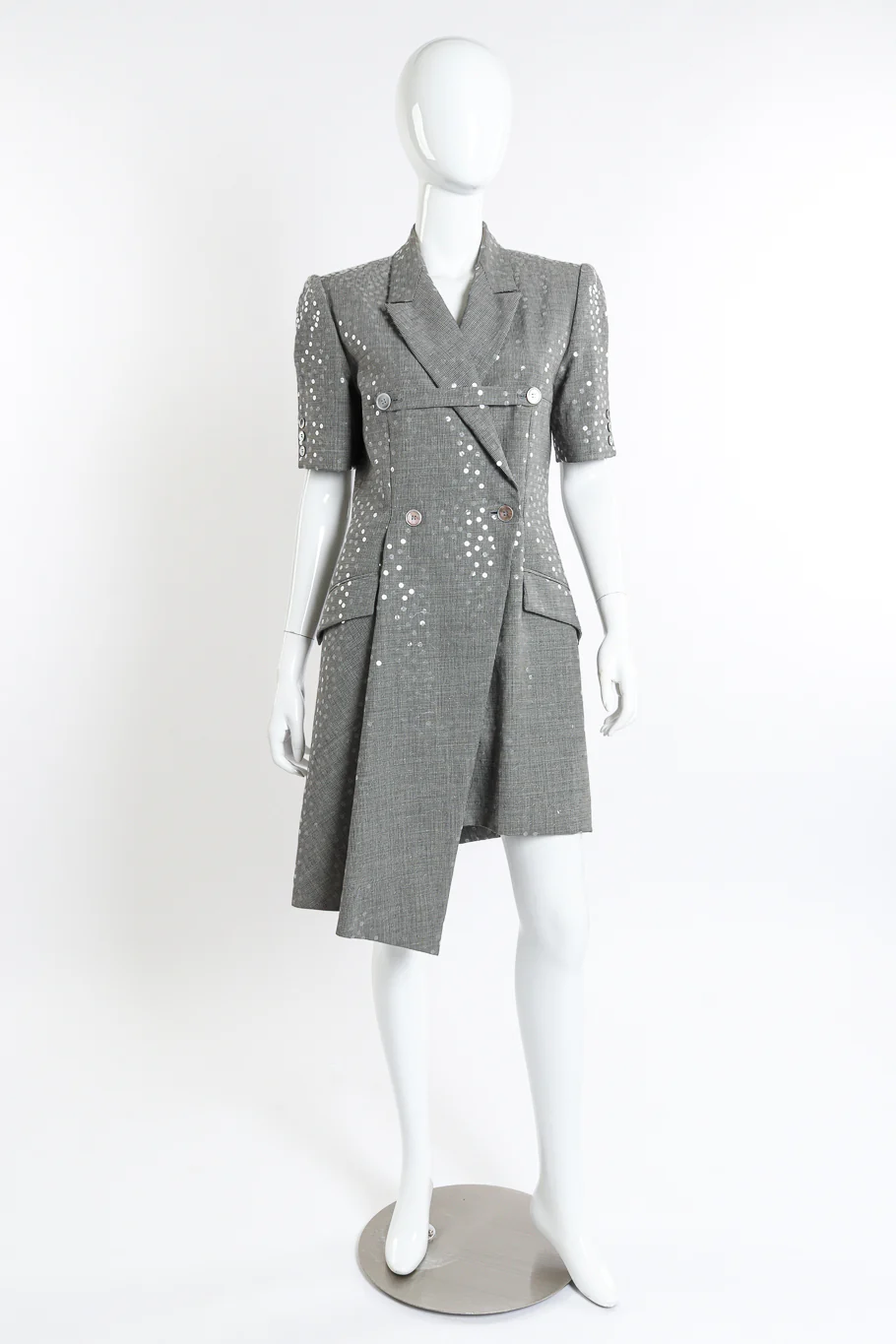 Plaid Sequin Dress