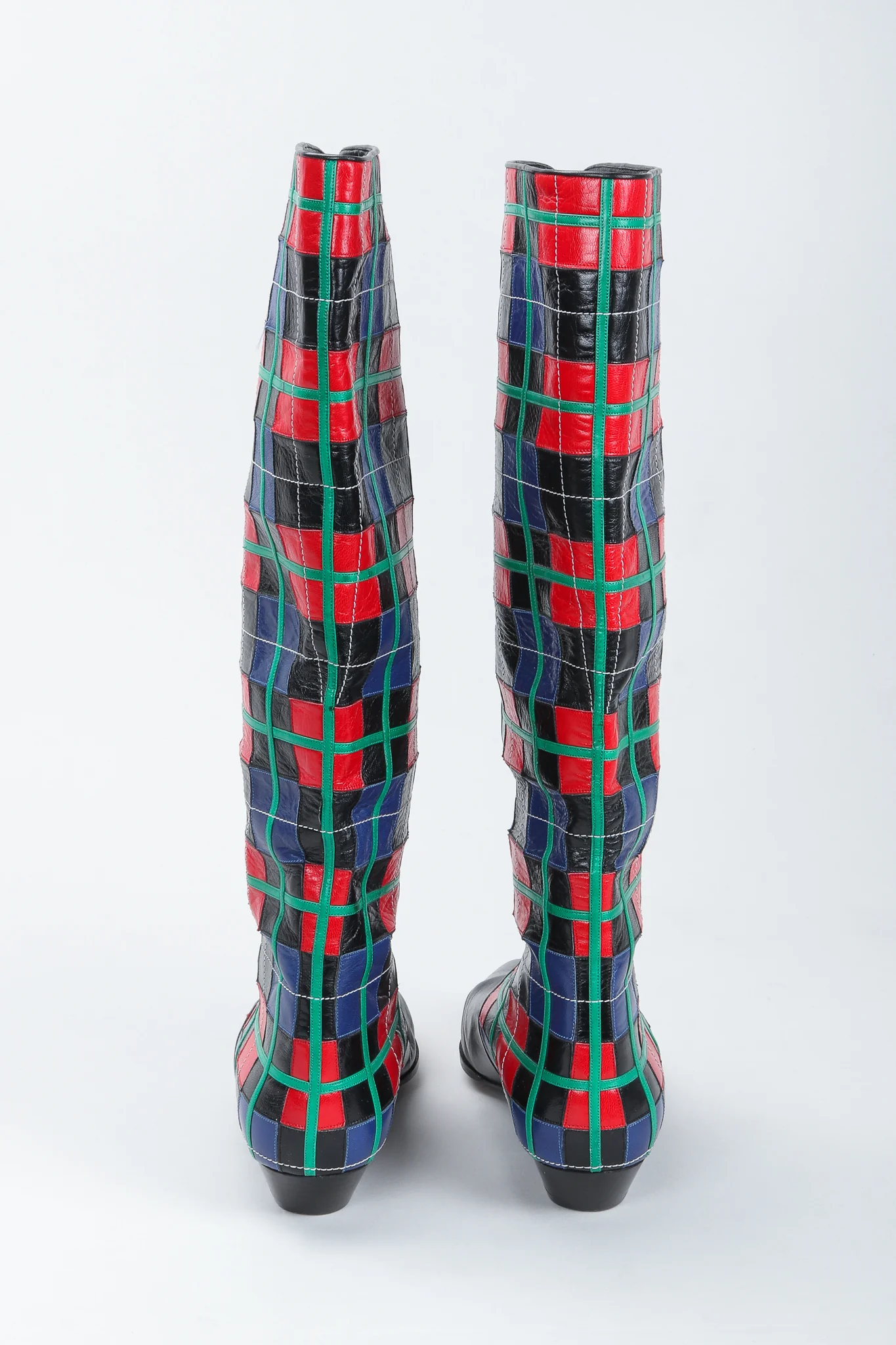 Plaid Spat Boots - Image 5