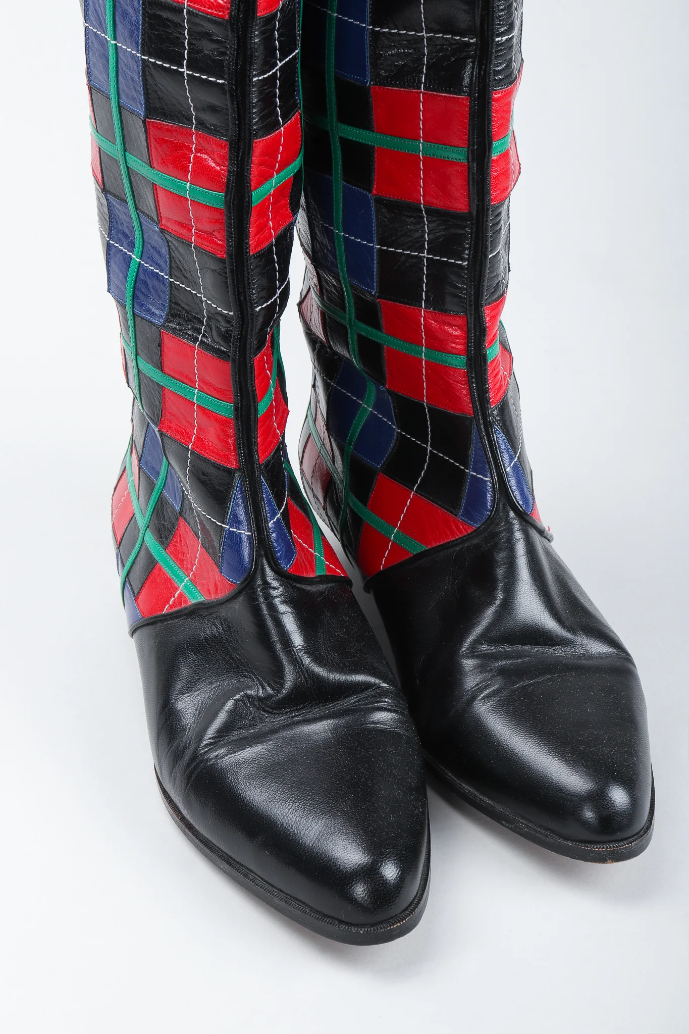 Plaid Spat Boots - Image 6