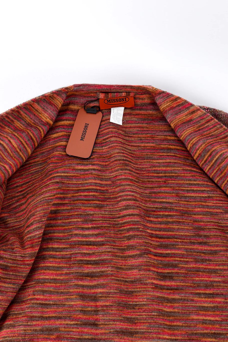 Plaid Striped Knit Duster - Image 7