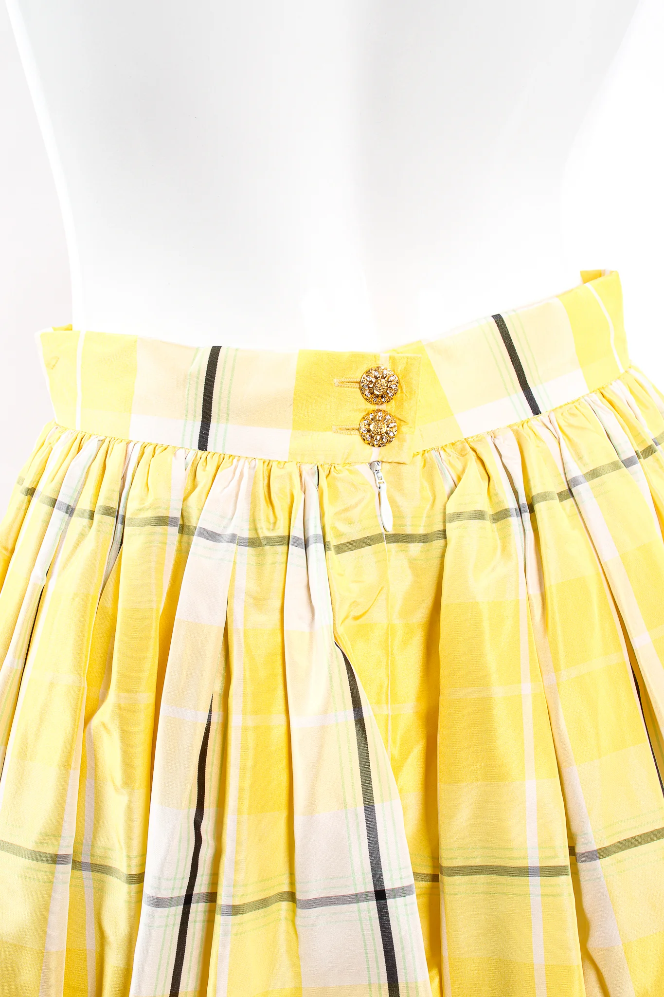 Plaid Taffeta Ball Skirt - Image 11