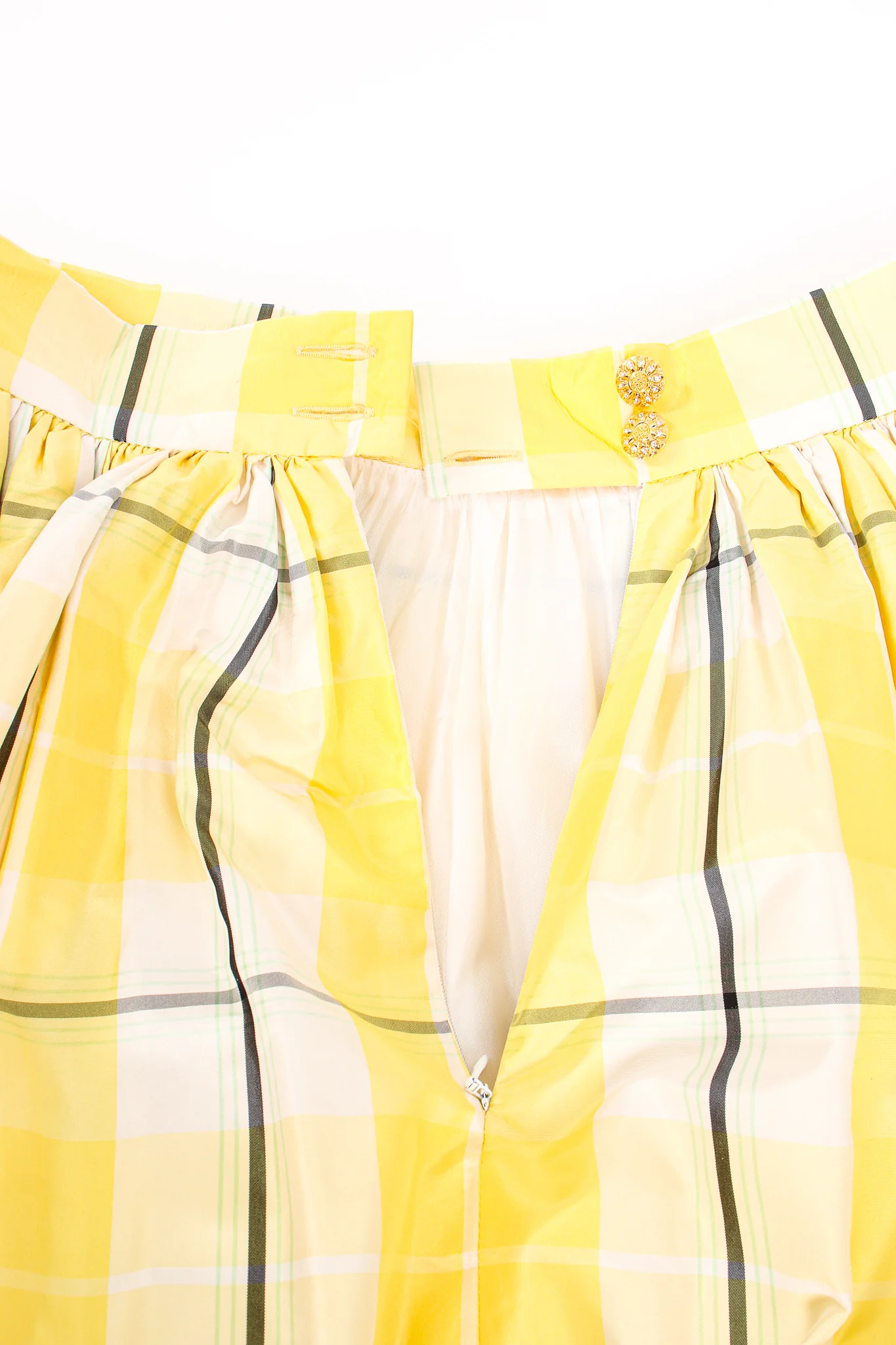 Plaid Taffeta Ball Skirt - Image 12