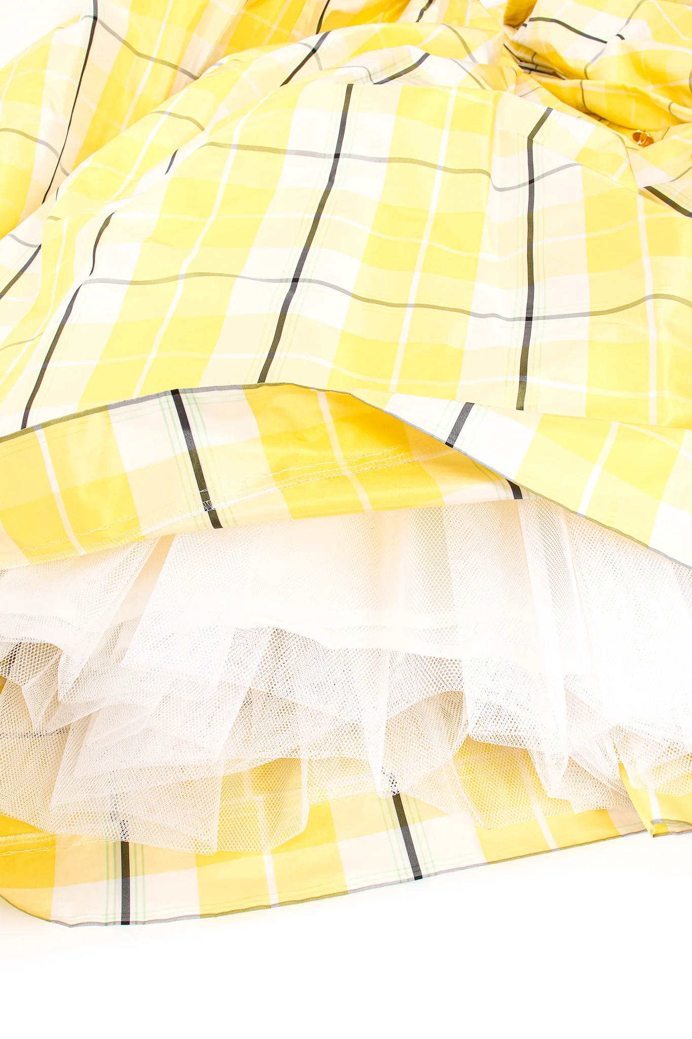 Plaid Taffeta Ball Skirt - Image 13