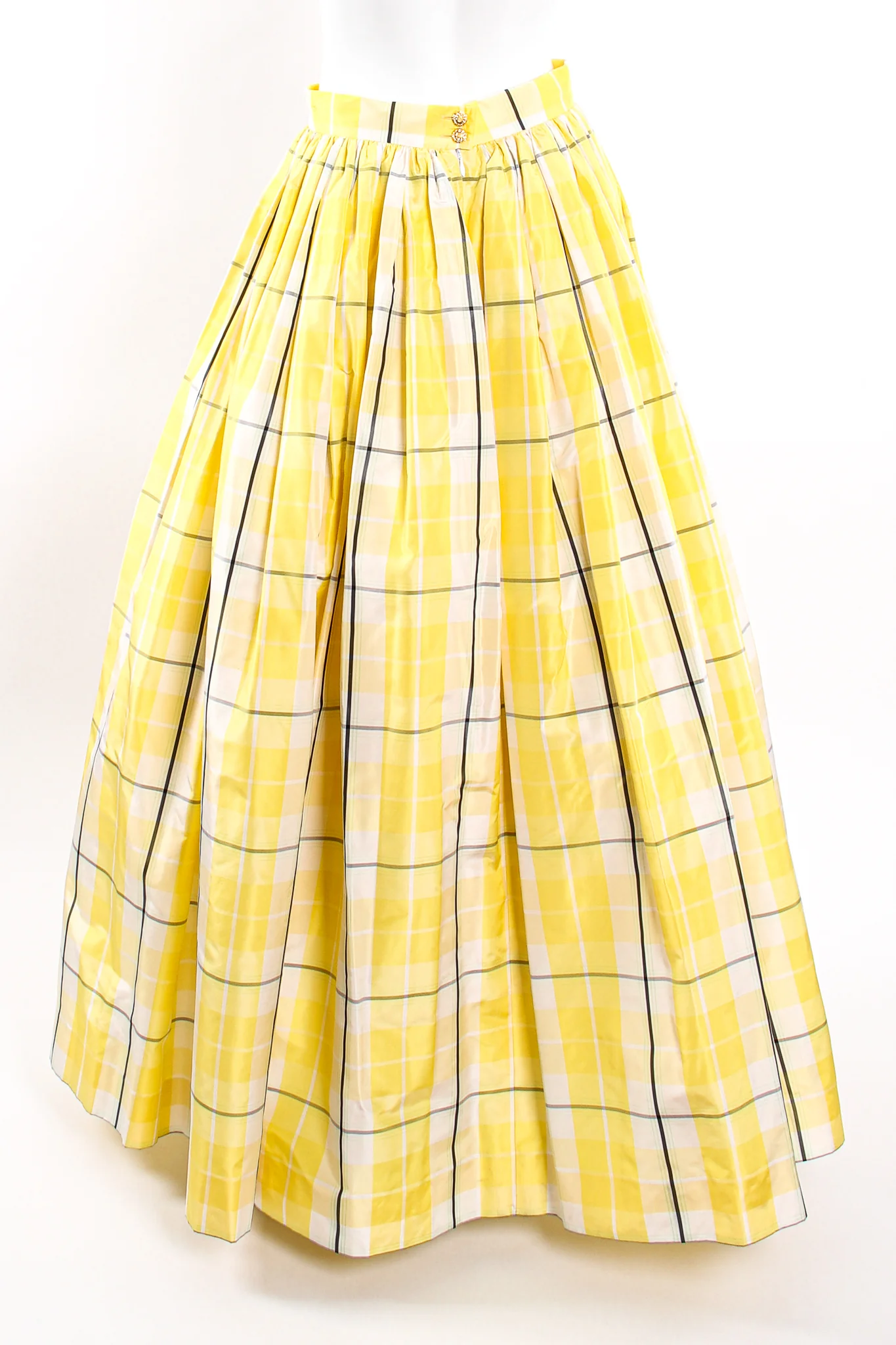 Plaid Taffeta Ball Skirt - Image 9