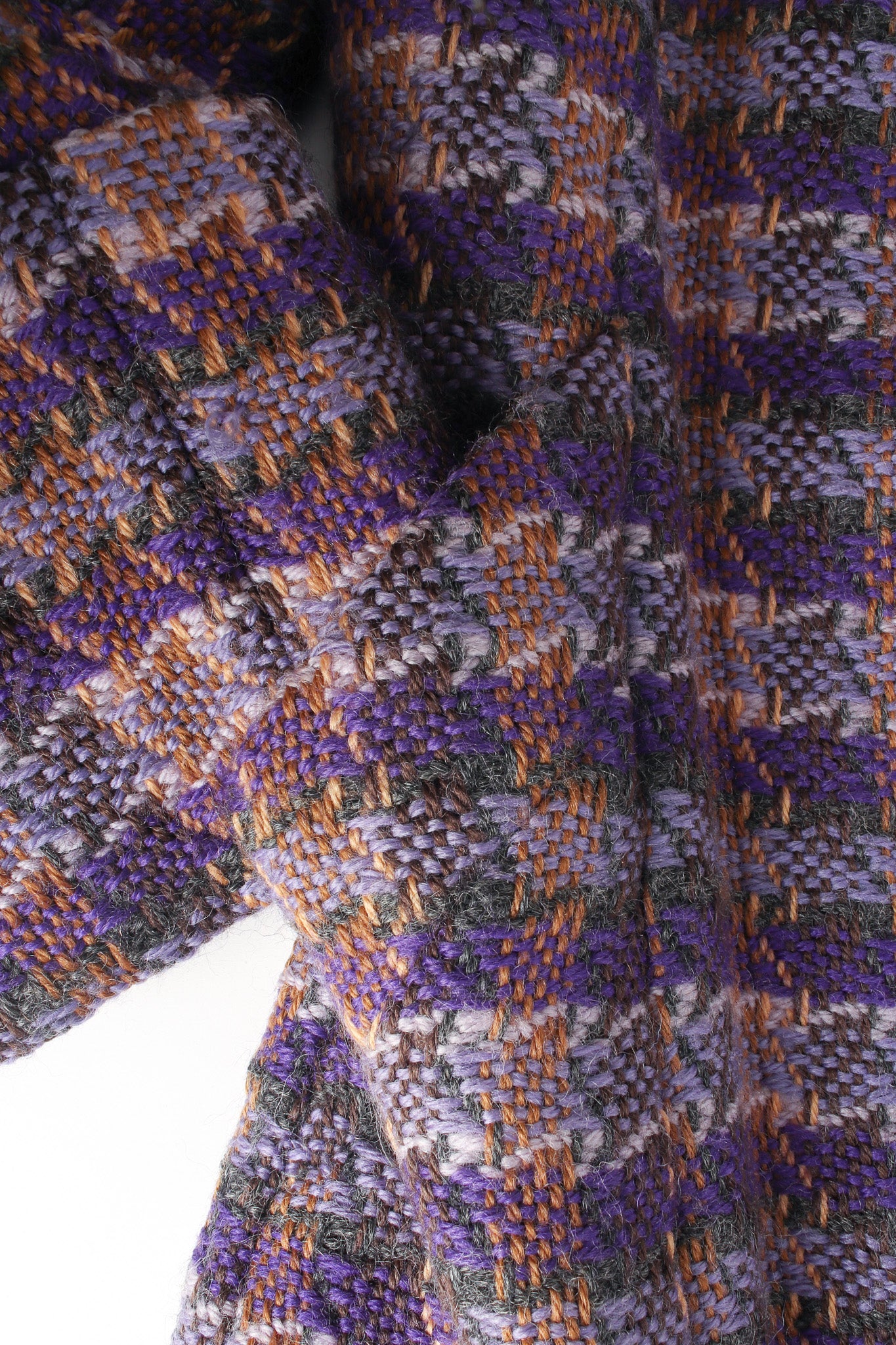 Plaid Tartan Wool Coat - Image 9
