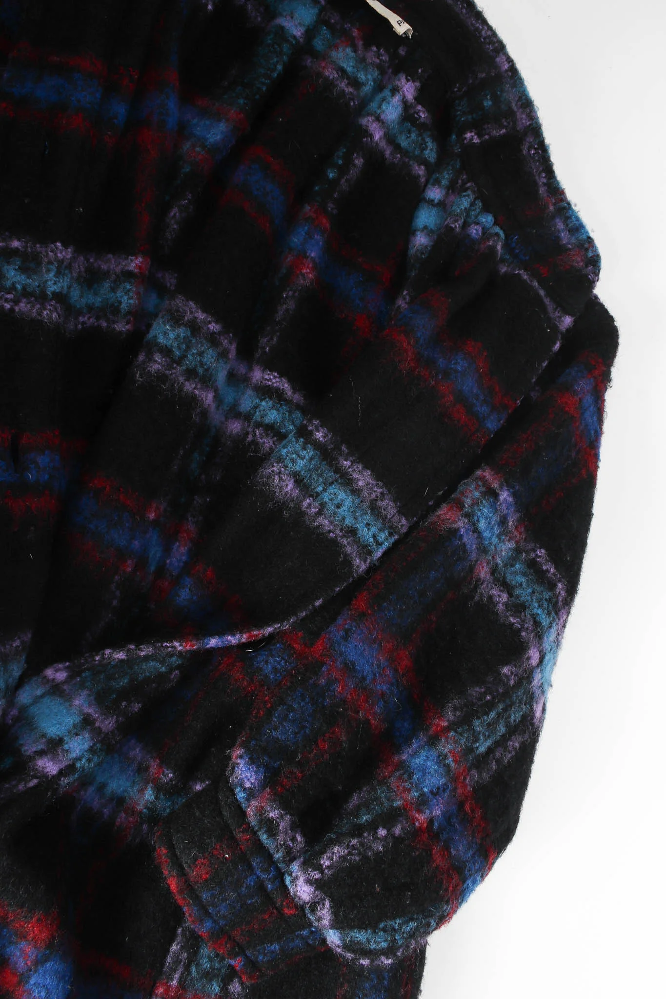 Plaid Wool Coat - Image 9