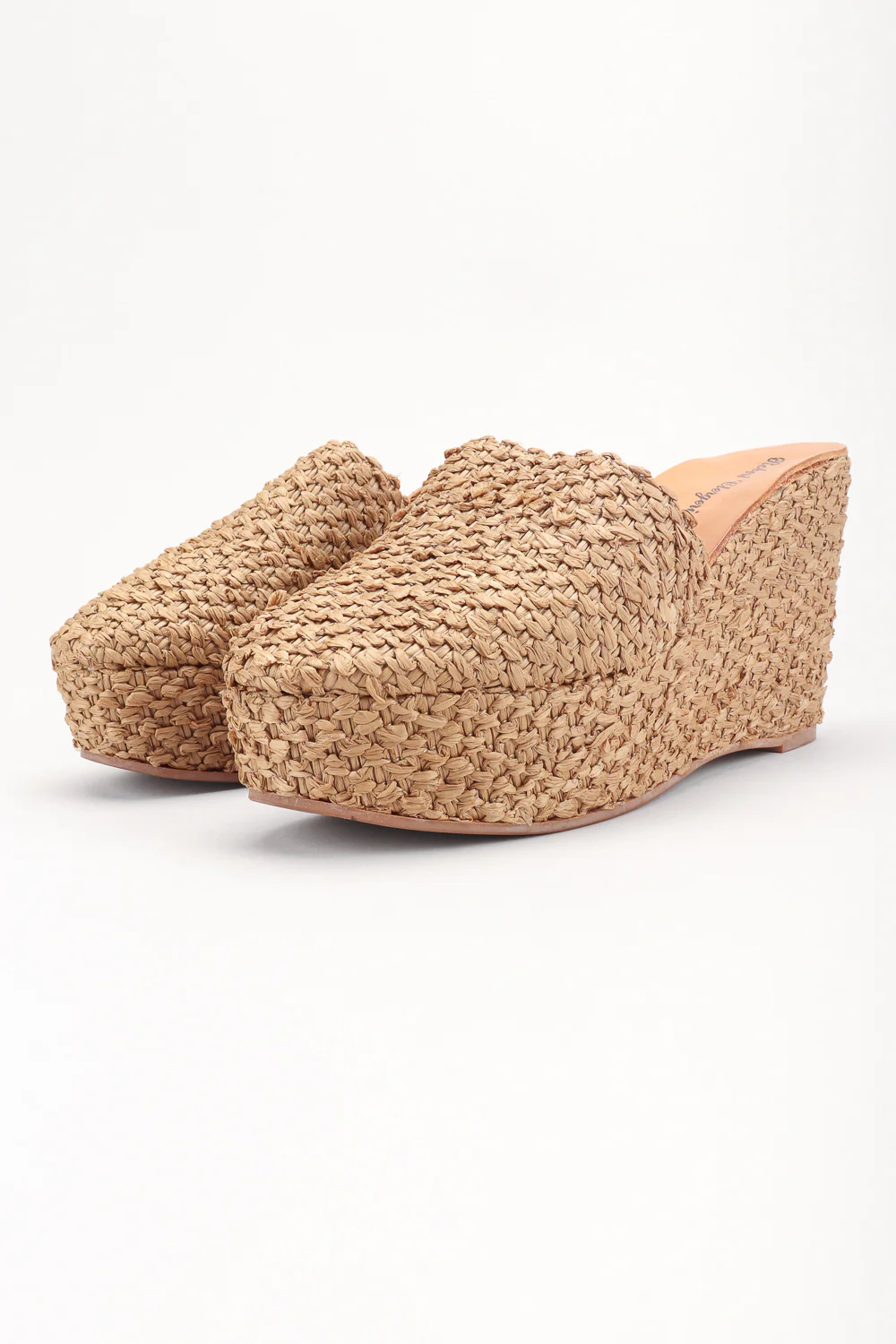 Platform Raffia Clogs - Image 2