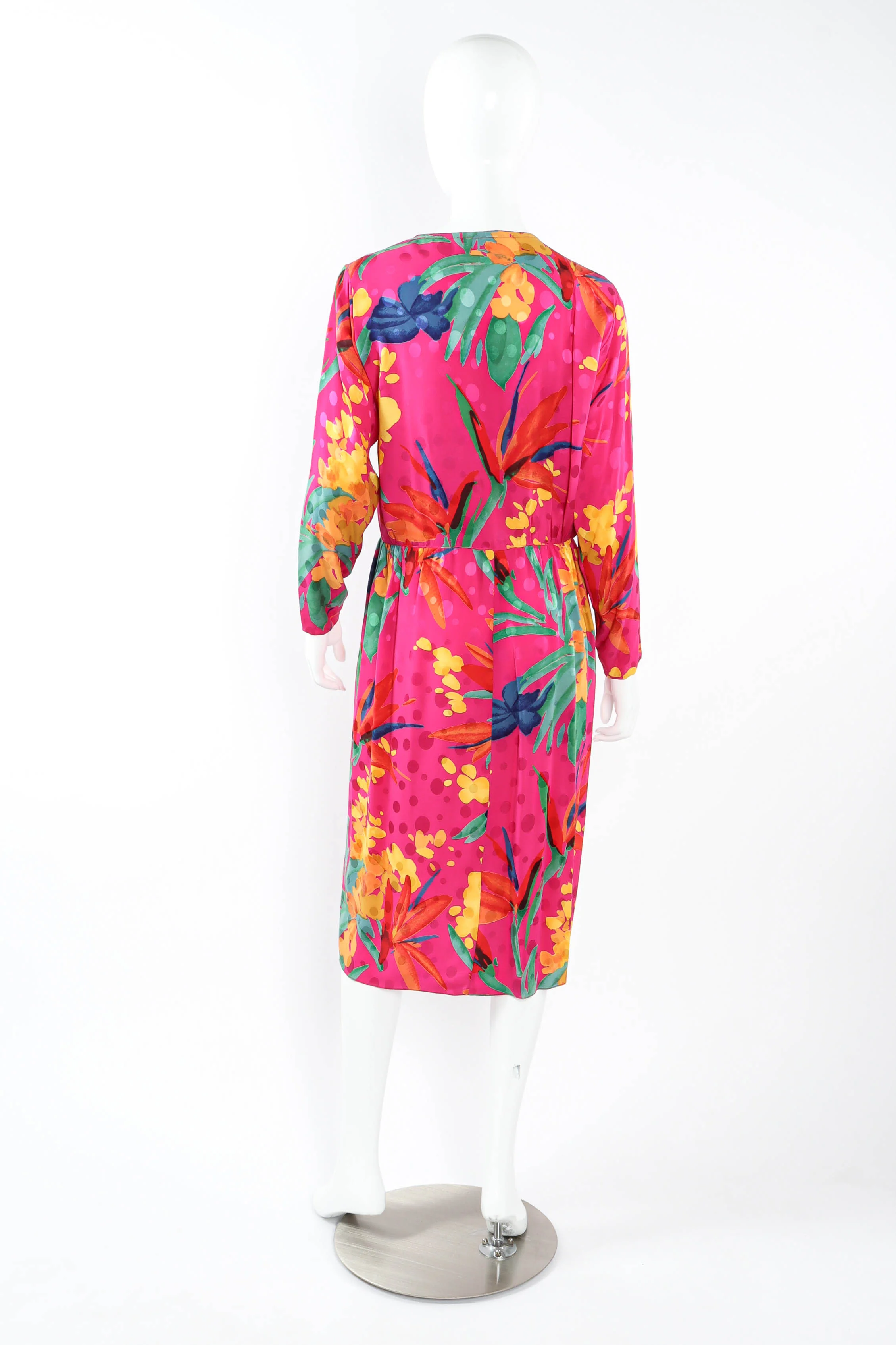 Pleasant Floral Wrap Dress - Image 5