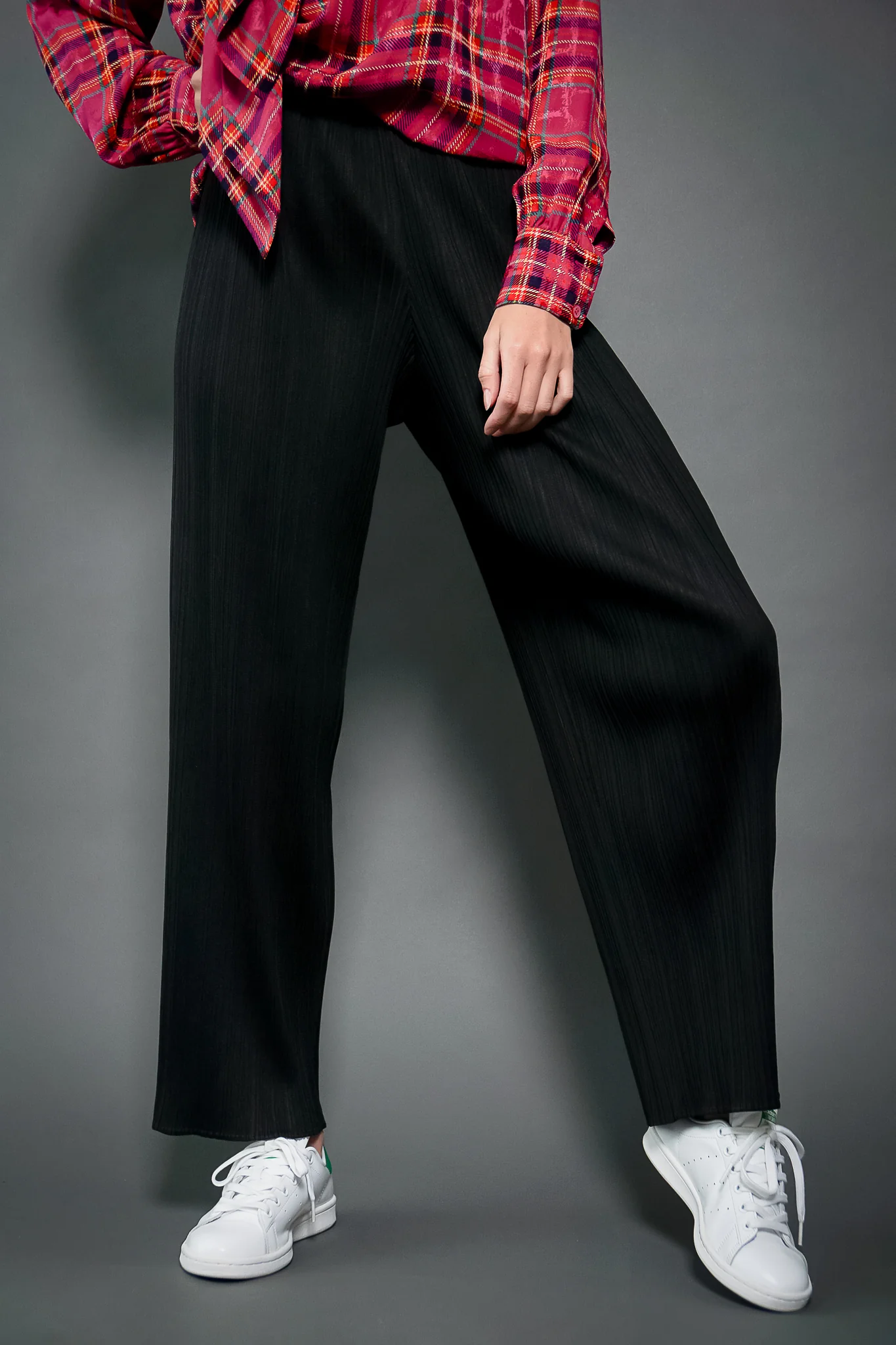 Pleated Ankle Pant - Image 3