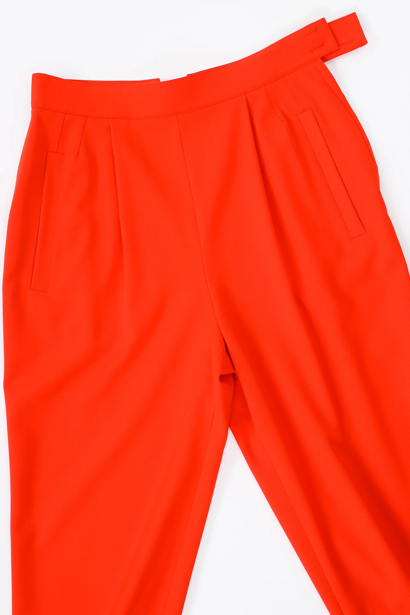 Pleated Back Button Pant - Image 10