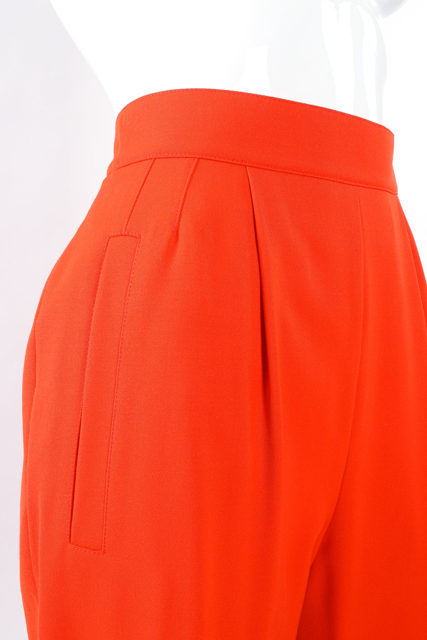 Pleated Back Button Pant - Image 4