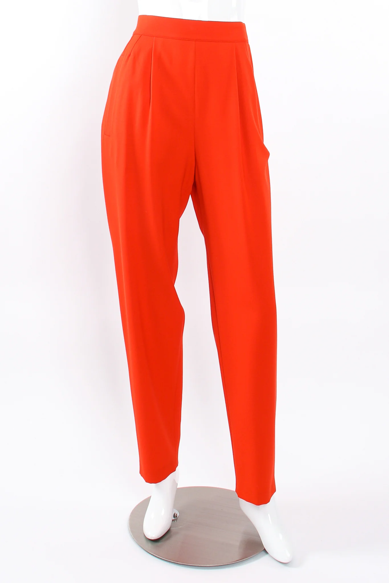 Pleated Back Button Pant - Image 5