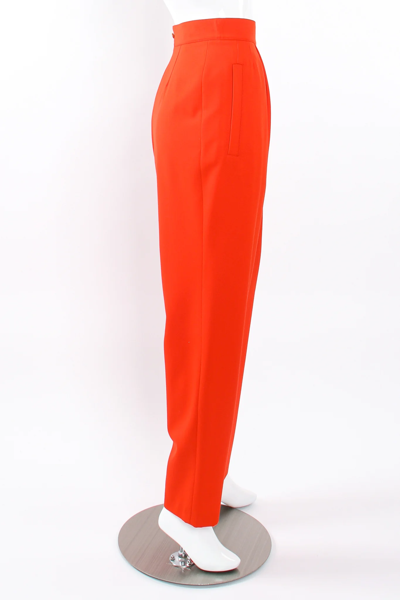 Pleated Back Button Pant - Image 6