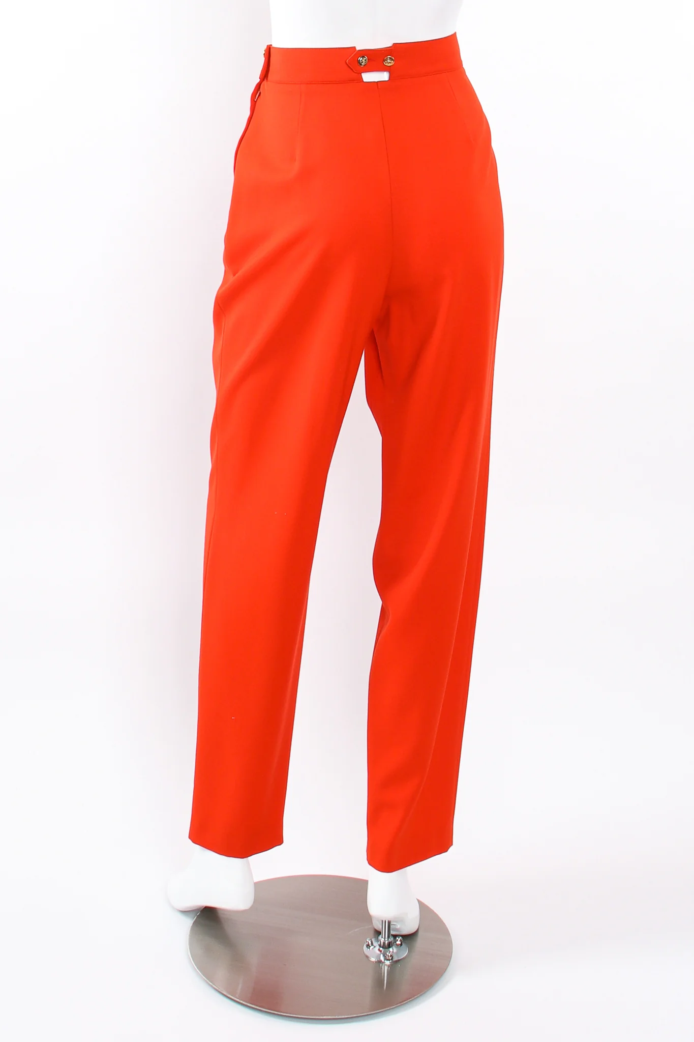 Pleated Back Button Pant - Image 7