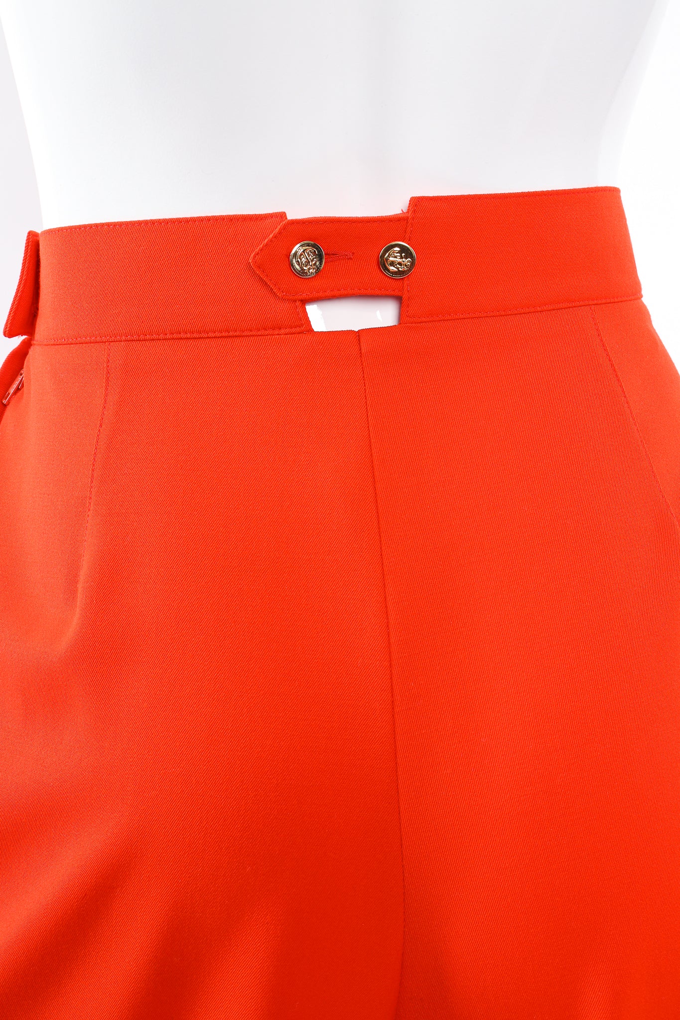 Pleated Back Button Pant - Image 8