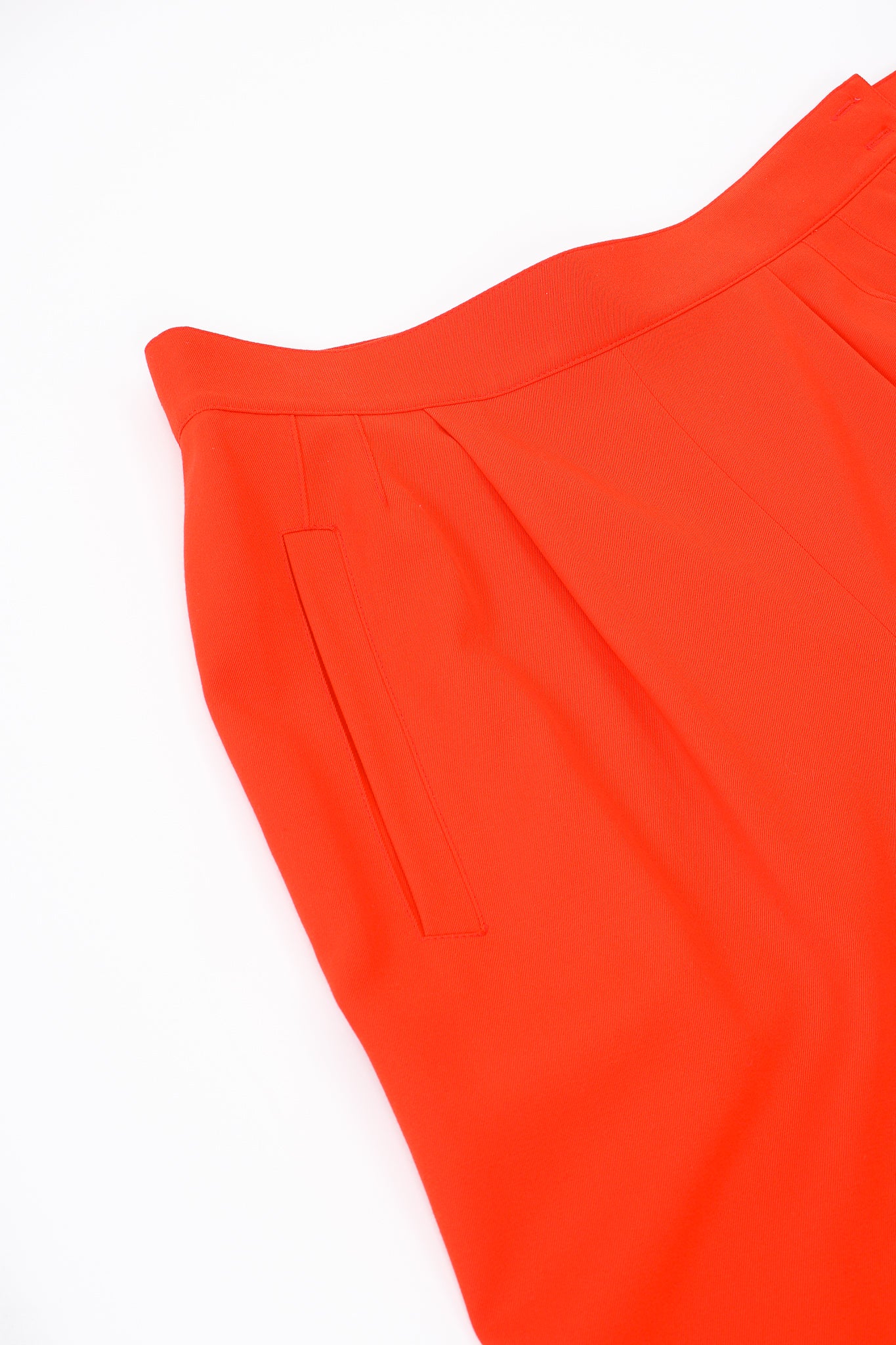 Pleated Back Button Pant - Image 9