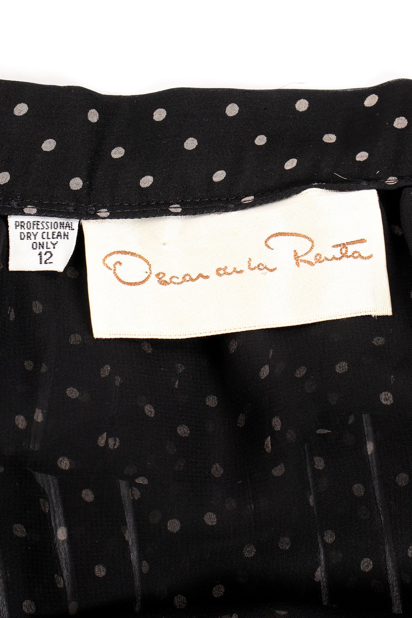 Pleated Chiffon Dot Skirt - Image 13