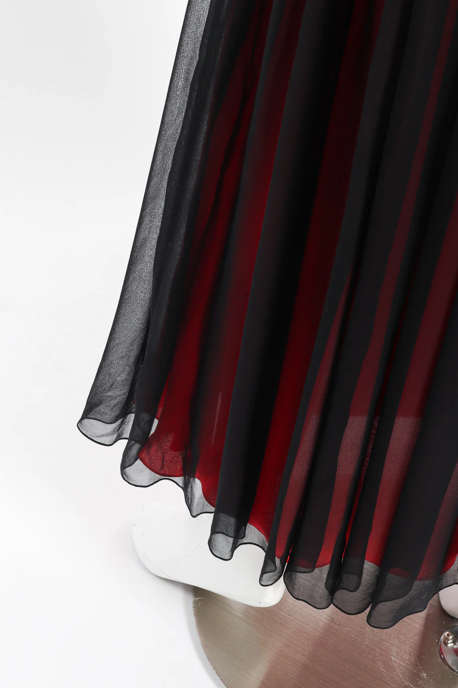 Pleated Chiffon Skirt - Image 4