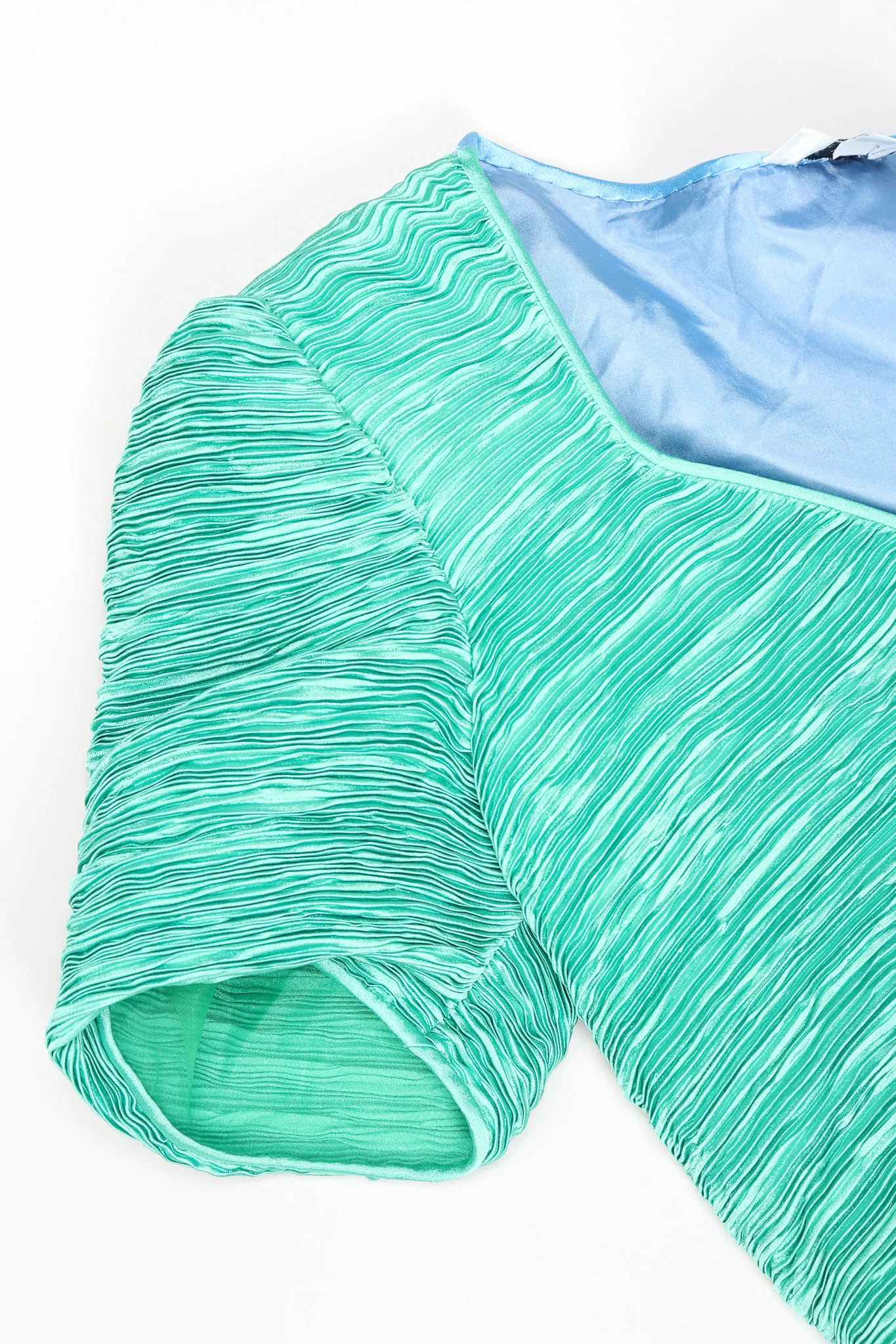 Pleated Colorblock Cocktail Dress - Image 8