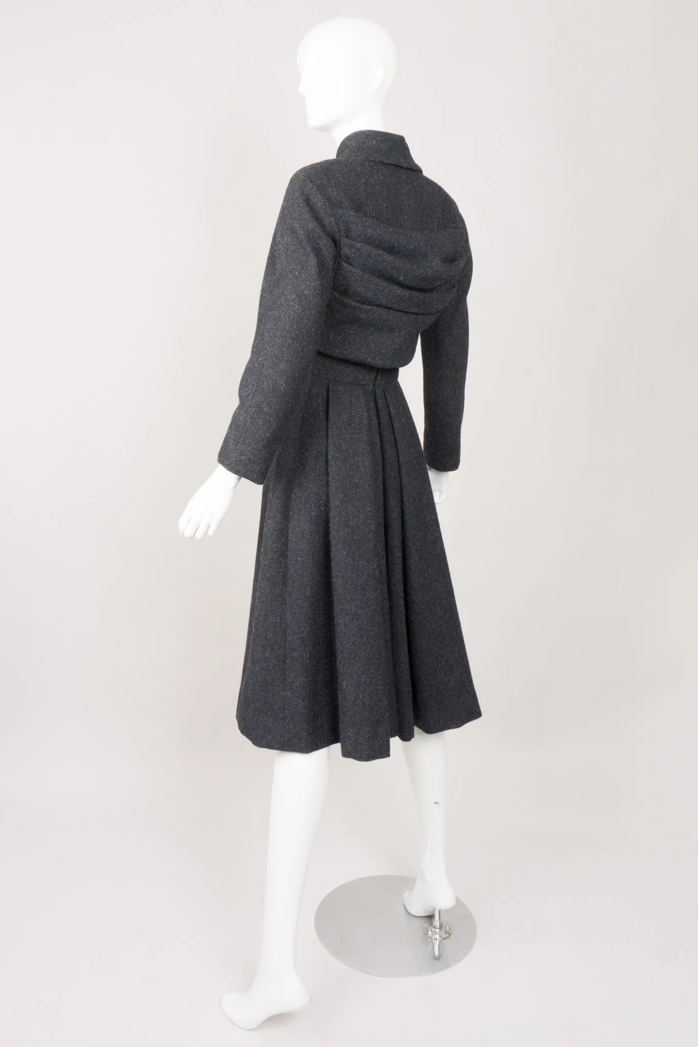 Pleated Crop Jacket & Dress Set - Image 6