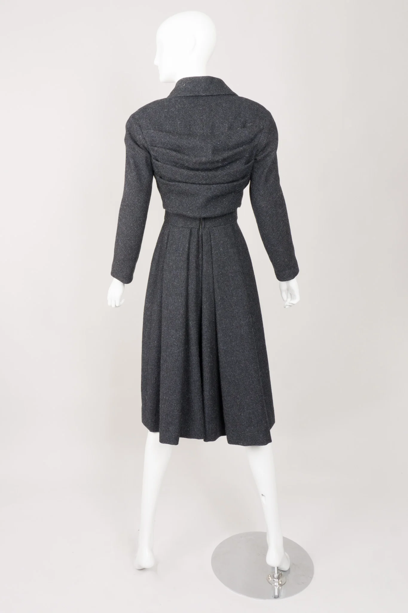 Pleated Crop Jacket & Dress Set - Image 7