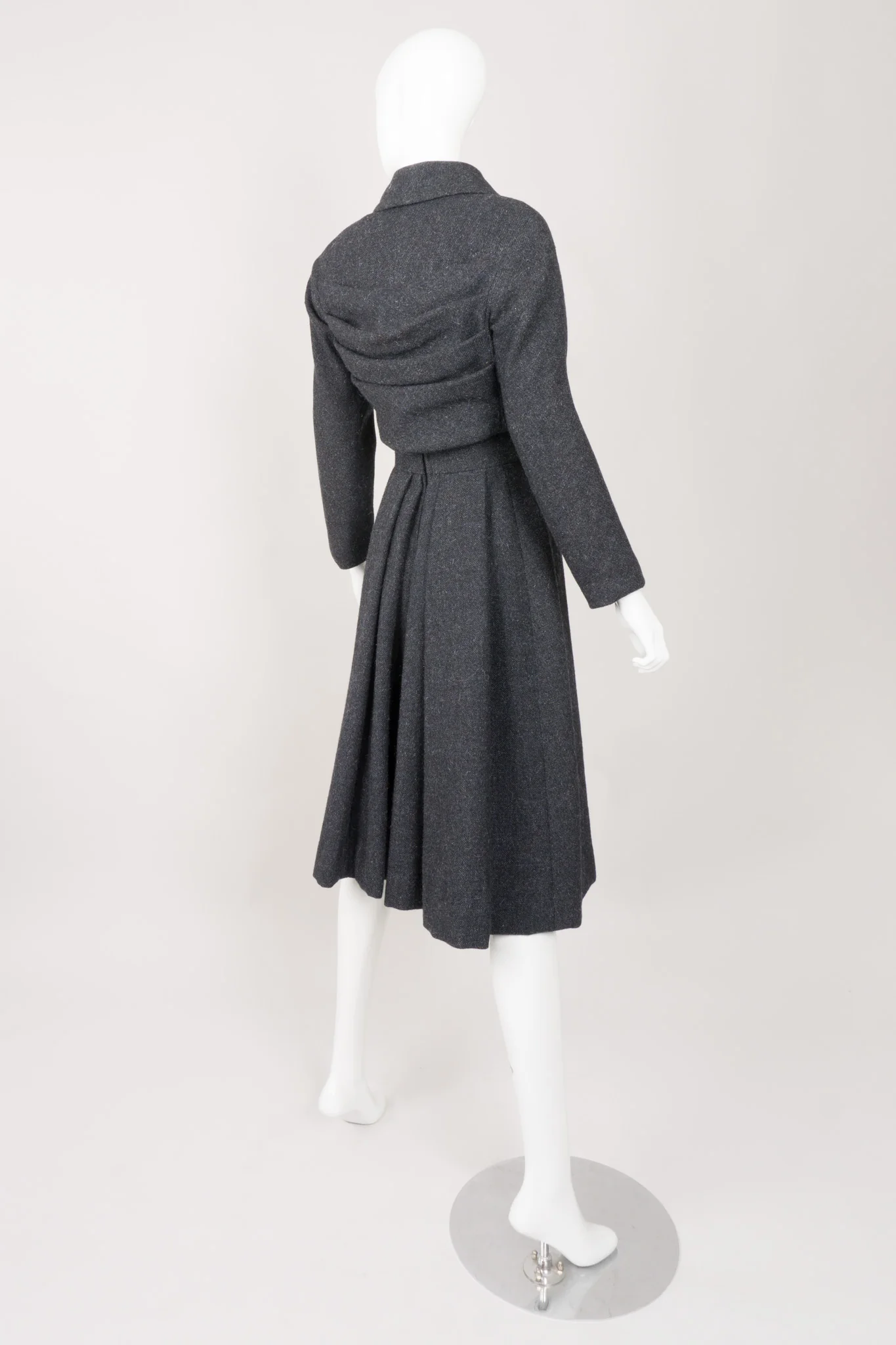 Pleated Crop Jacket & Dress Set - Image 8
