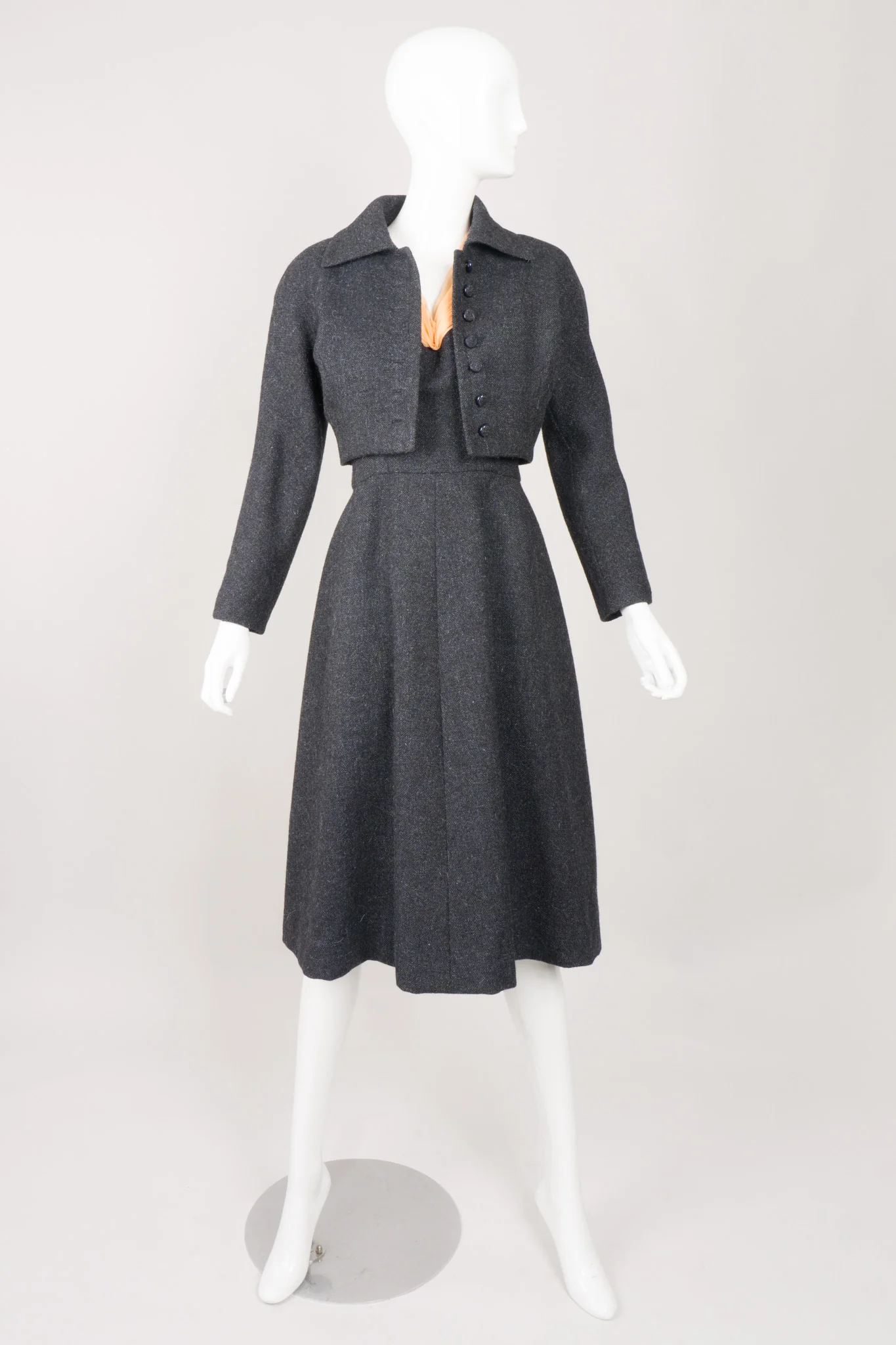 Pleated Crop Jacket & Dress Set - Image 9