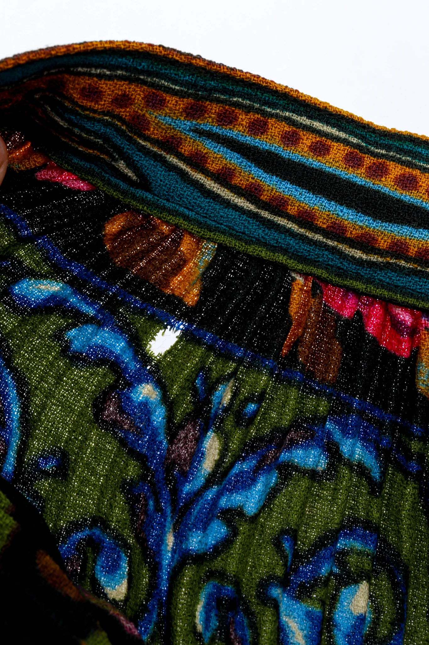 Pleated Floral Paisley Skirt - Image 8