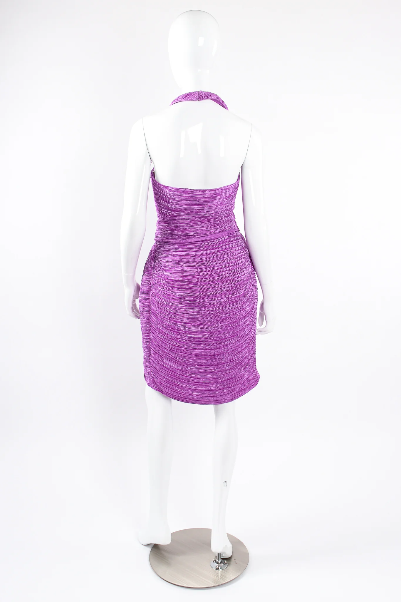 Pleated Halter & Wrap Skirt Set - Image 7