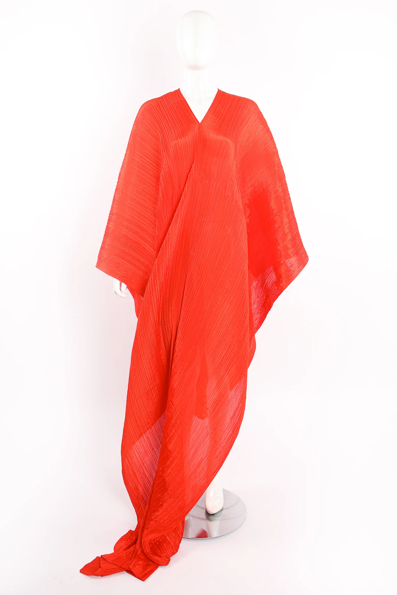 Pleated Multi-Wrap Poncho - Image 8