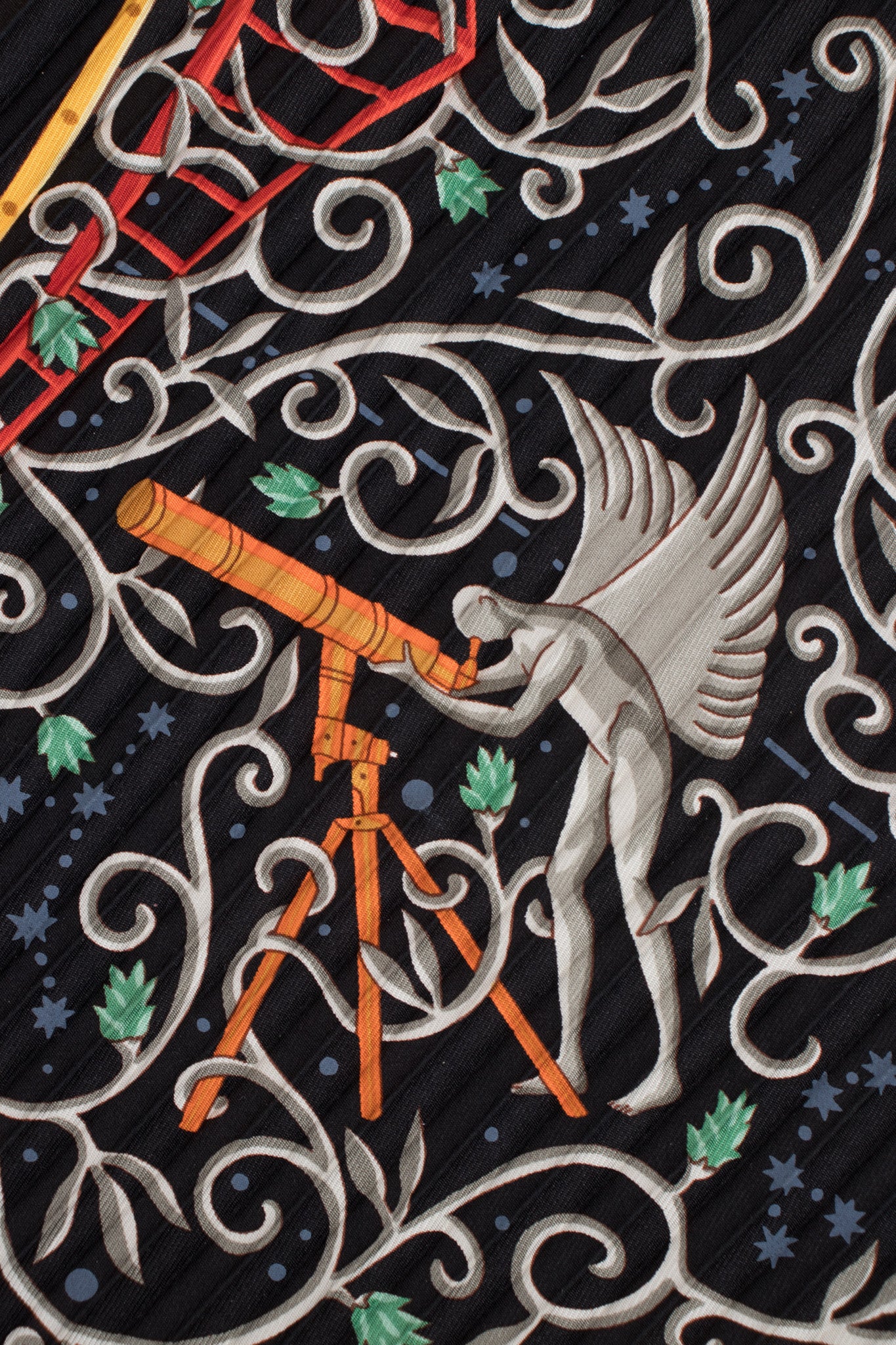 Pleated Online Map Print Scarf - Image 16