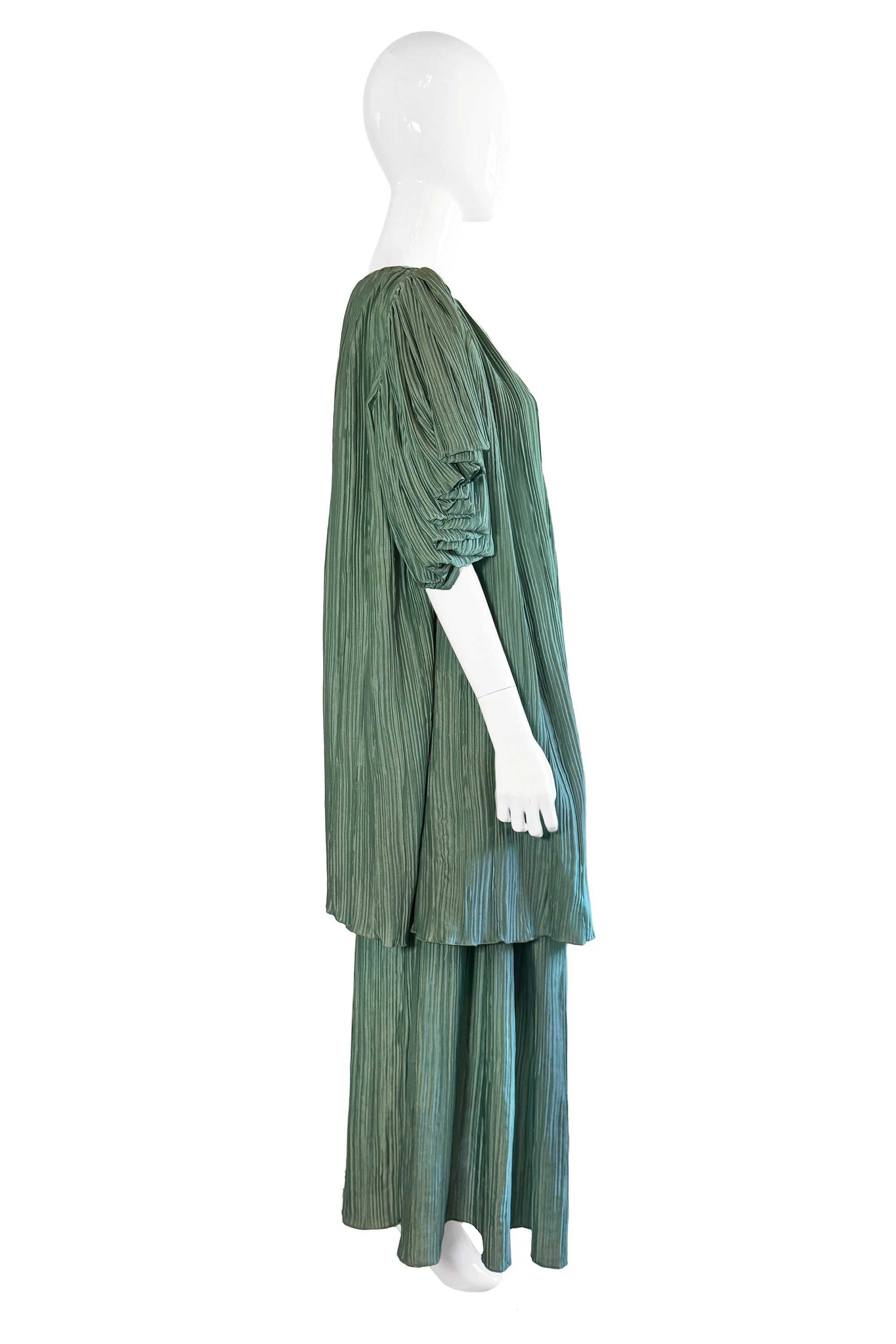 Pleated Oversize Top & Skirt Set - Image 3