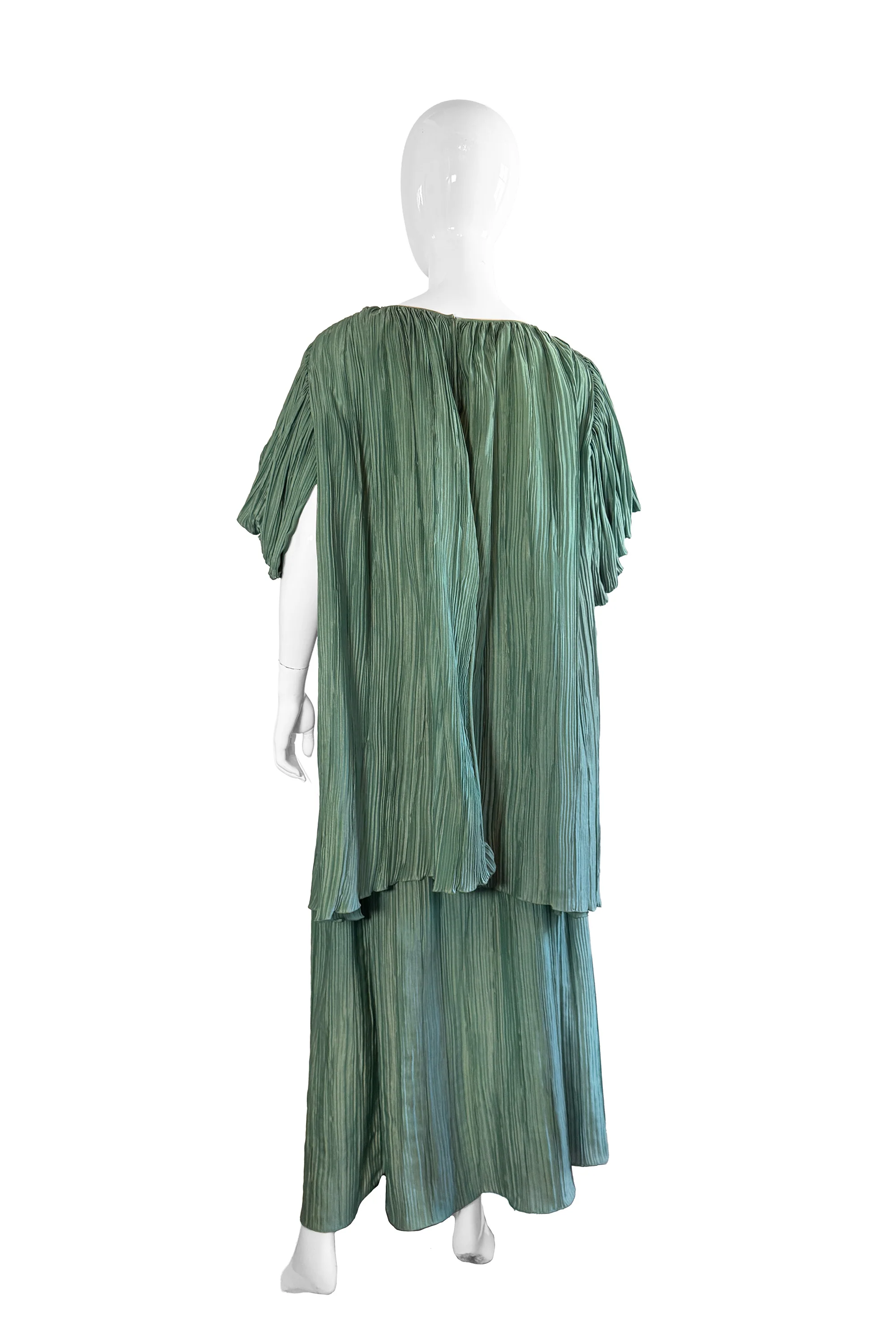 Pleated Oversize Top & Skirt Set - Image 4